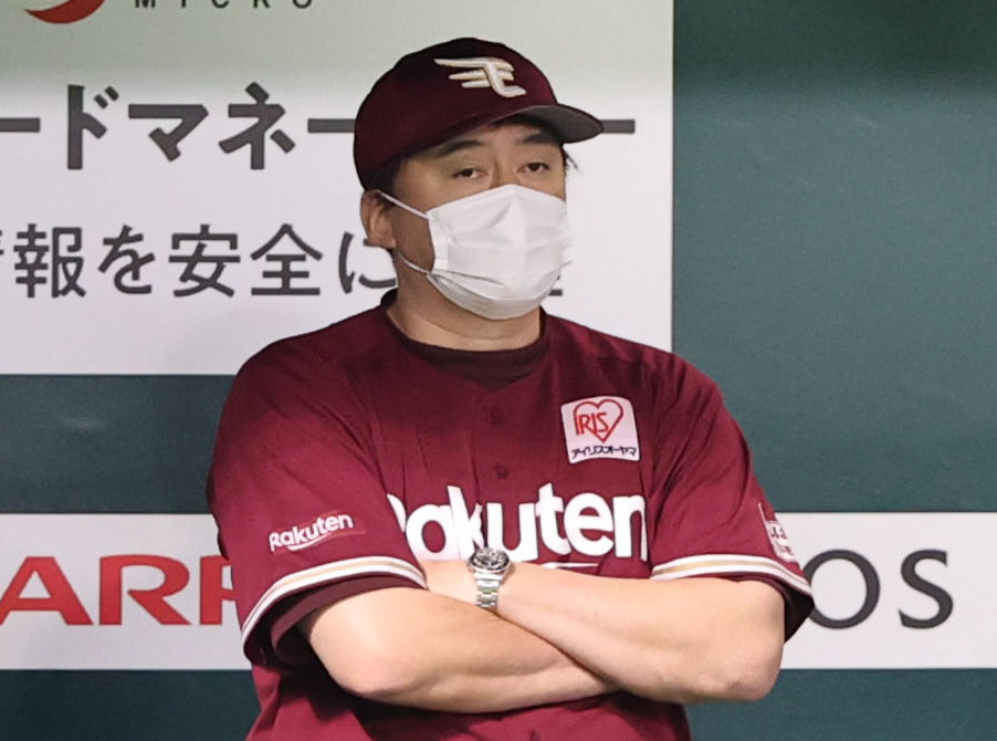 楽天石井GM兼監督（2022年9月6日）