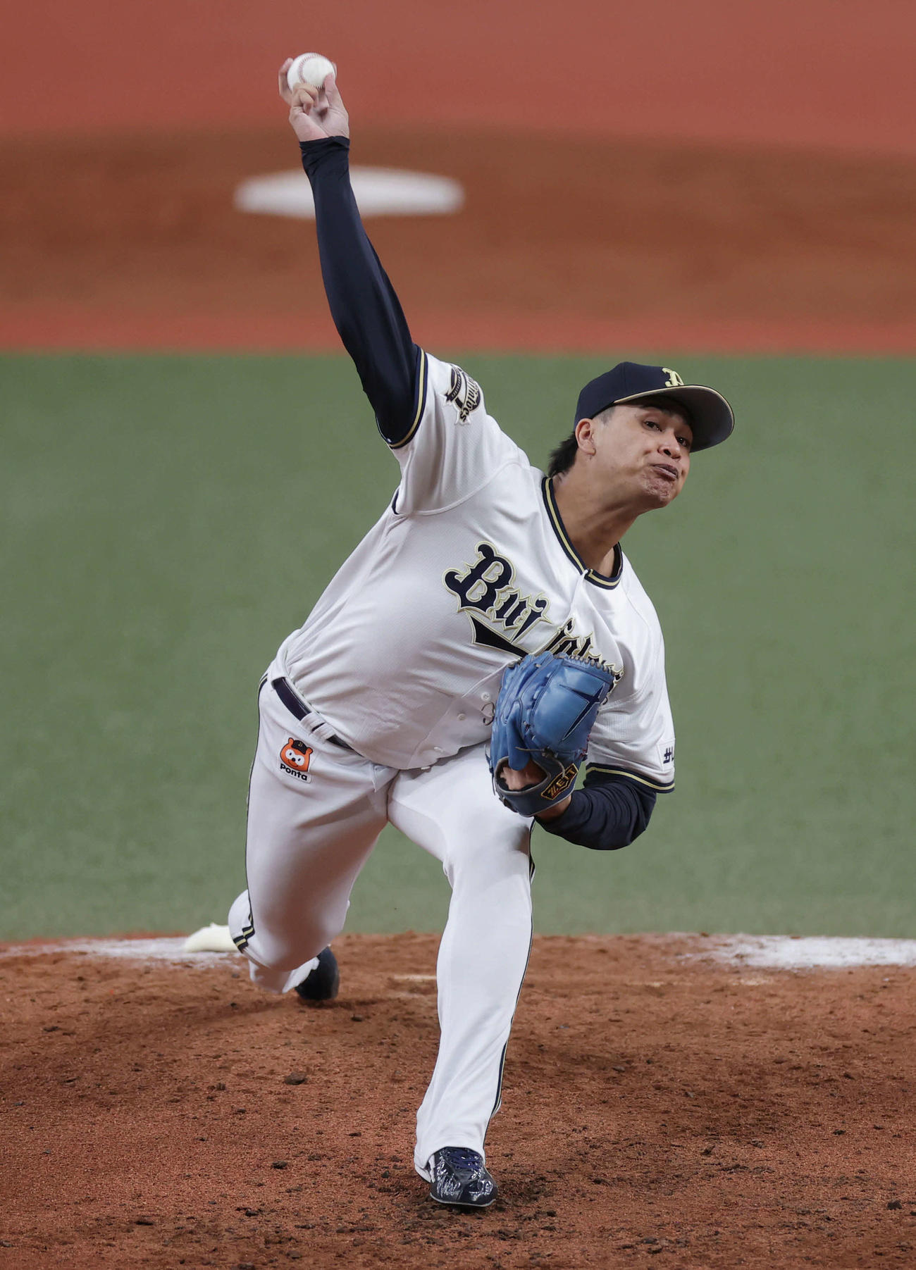 オリックス対ヤクルト　5回途中からオリックス2番手で登板する宇田川（撮影・前田充）