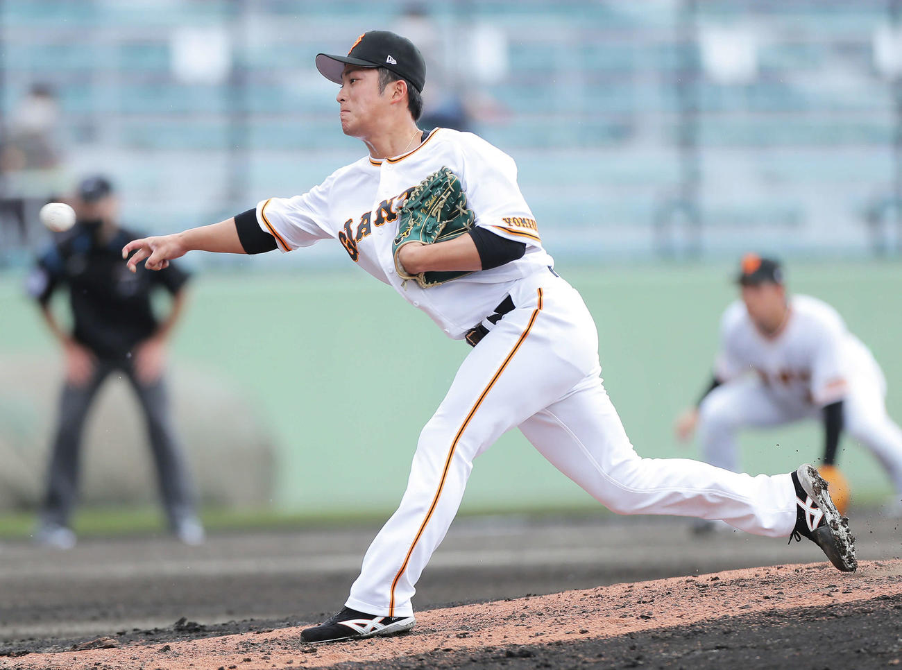巨人沼田翔平（2022年2月19日撮影）