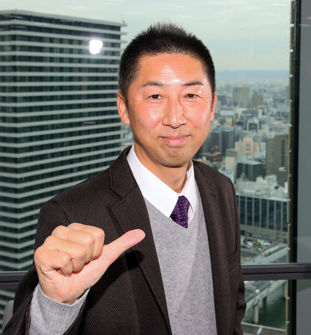 今岡真訪氏（22年1月25日撮影）