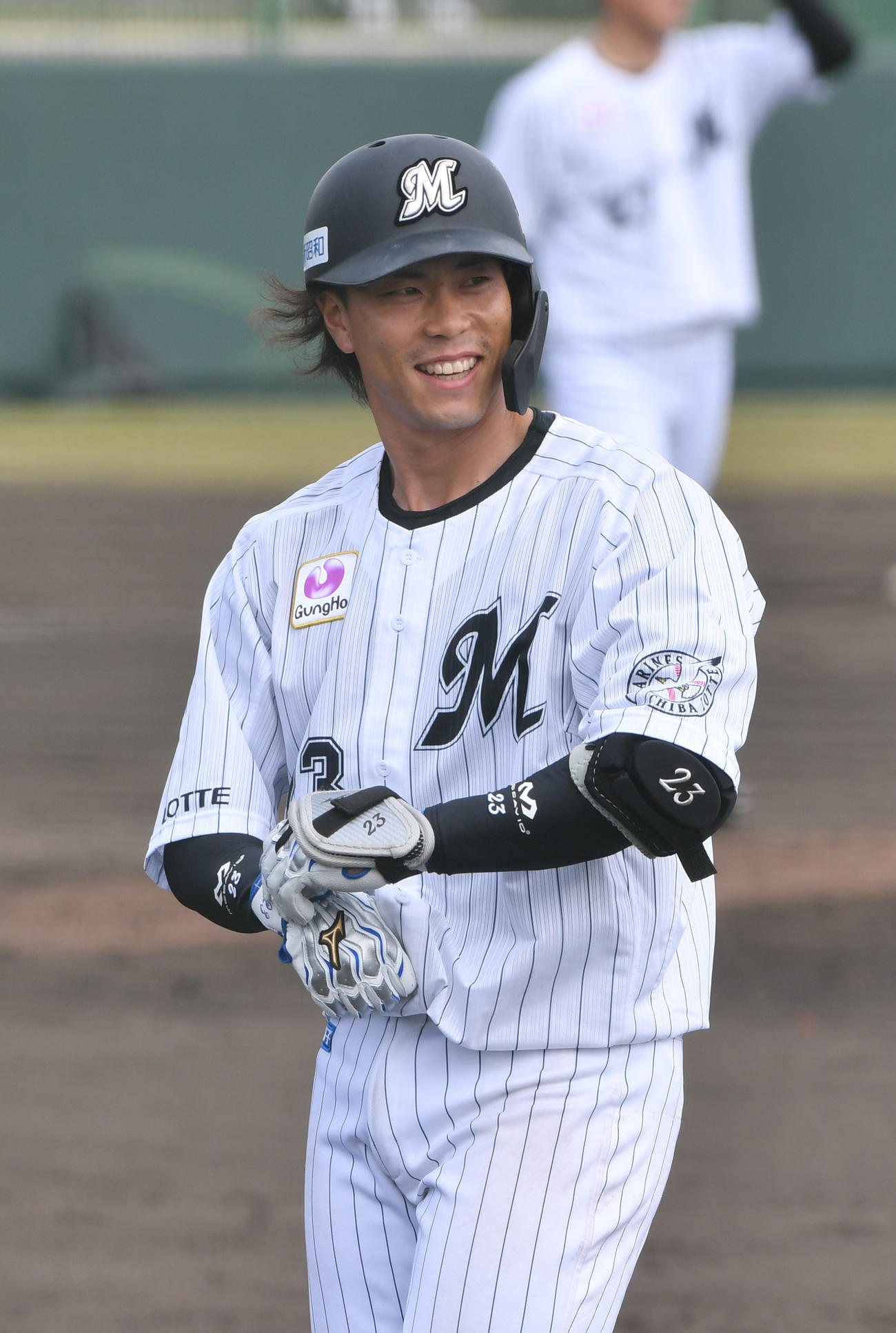 ロッテ三木亮（2022年2月11日撮影）