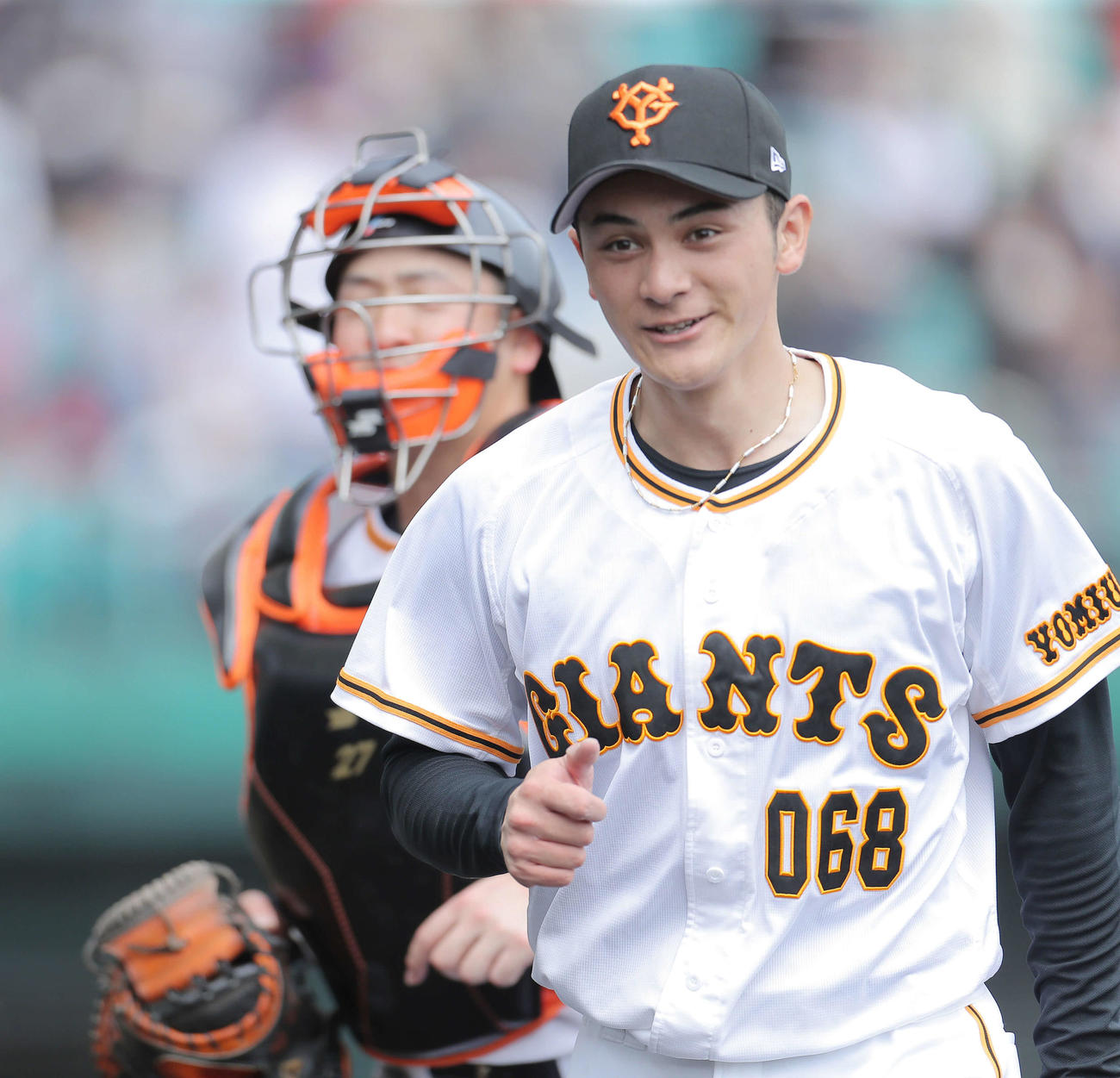 巨人鈴木優（2022年2月19日撮影）