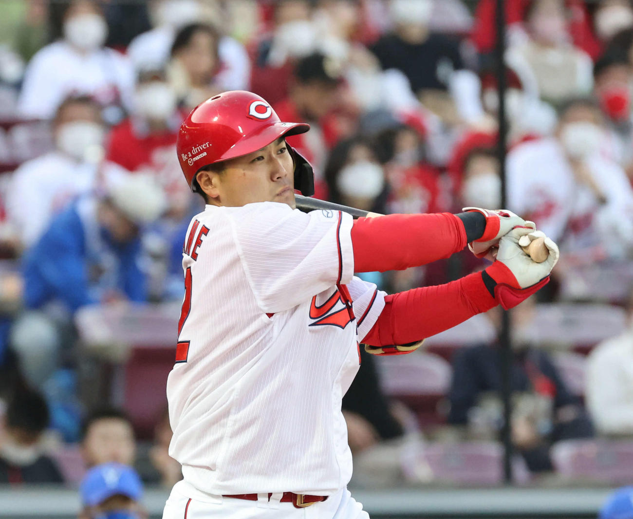 広島末包昇太（2022年4月撮影）