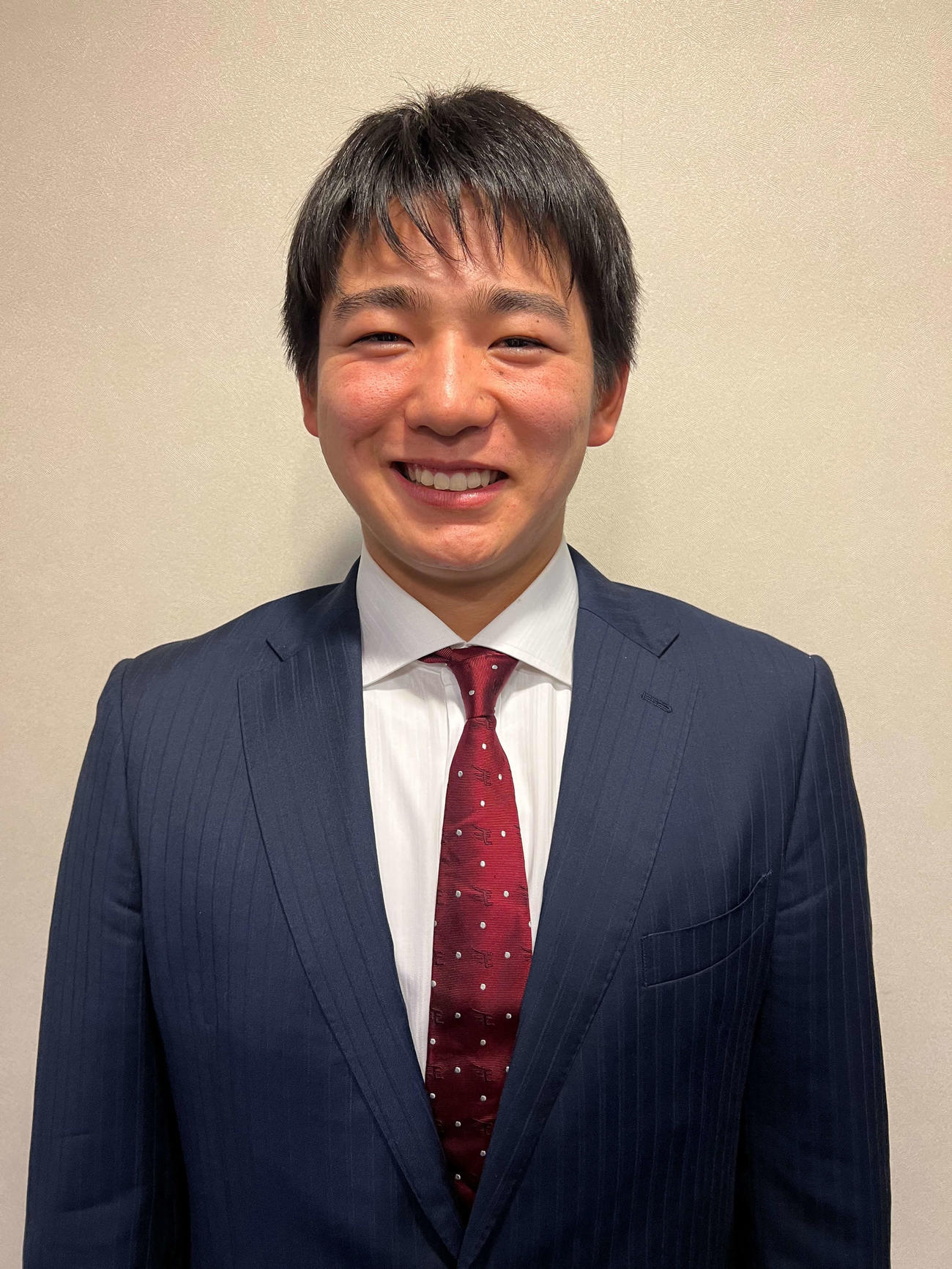 契約更改交渉を終えた楽天前田（楽天野球団提供）