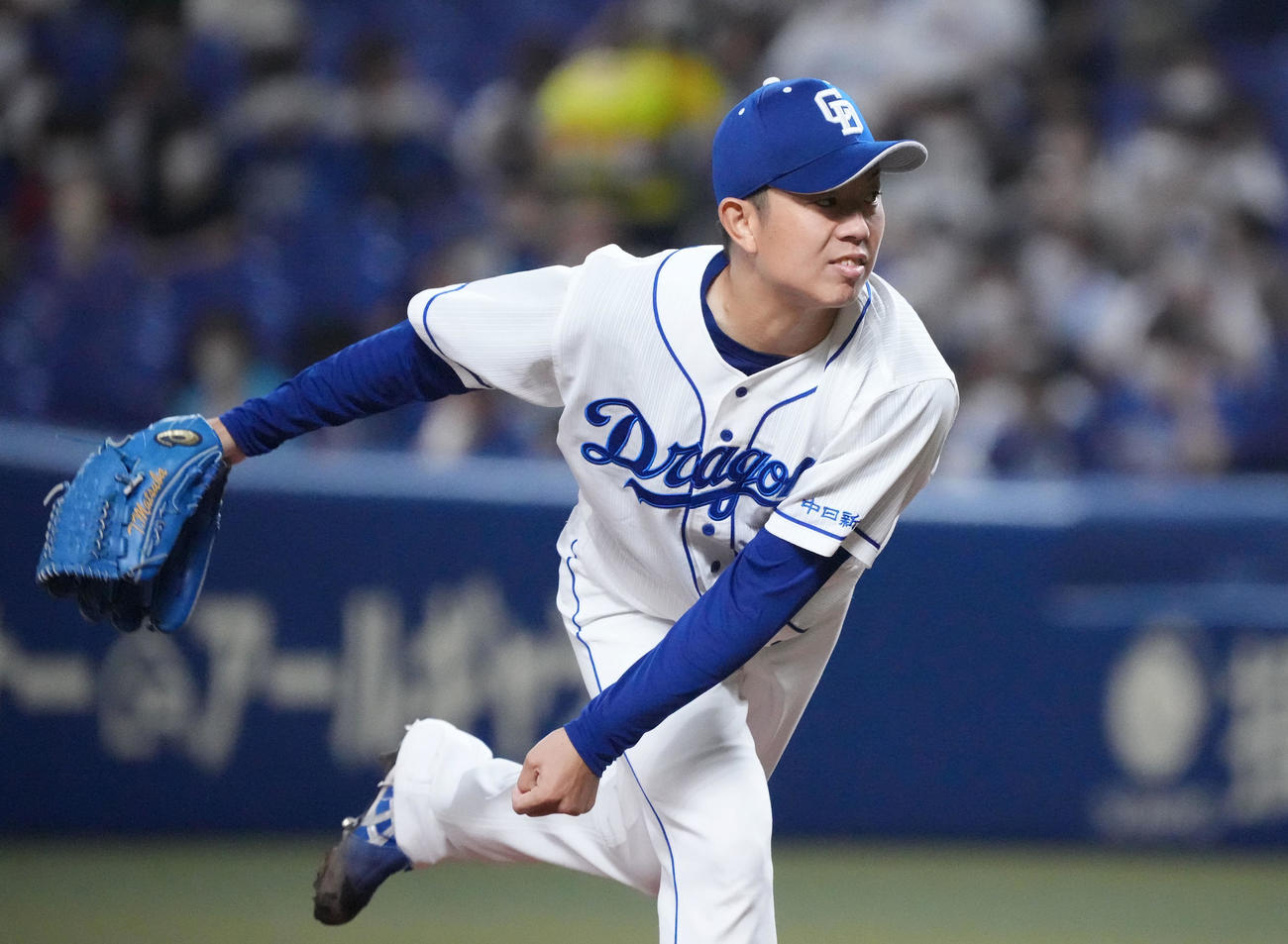 中日松葉貴大（2022年9月14日撮影）