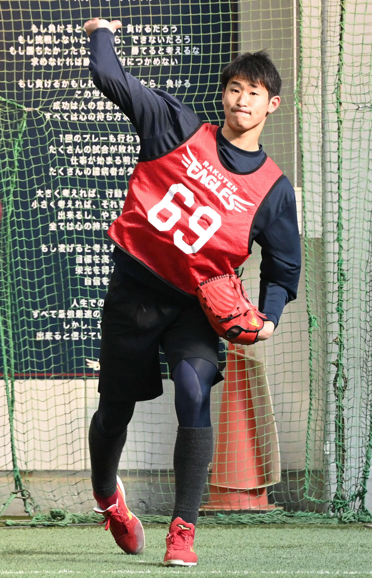 楽天内星龍（2021年1月18日撮影）