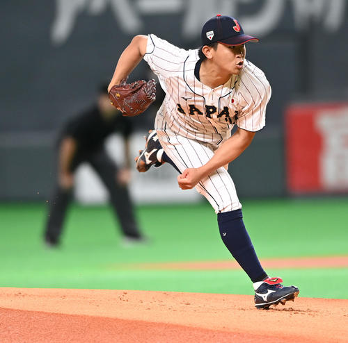 侍ジャパン】今永昇太4回10K、捕手森友哉のアドバイスで「ハイボール