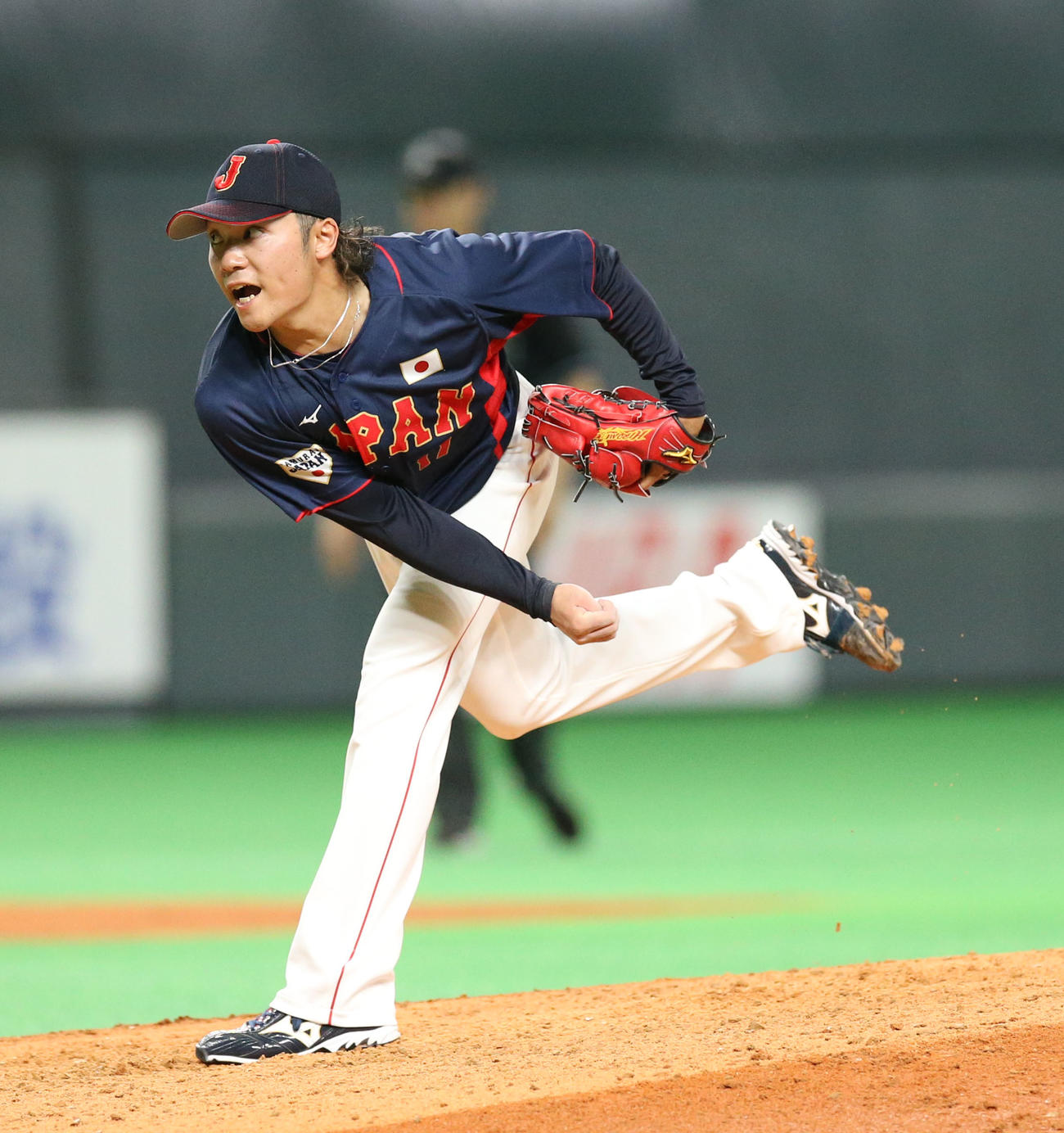 オーストラリア対日本　日本3番手の伊藤（撮影・佐藤翔太）
