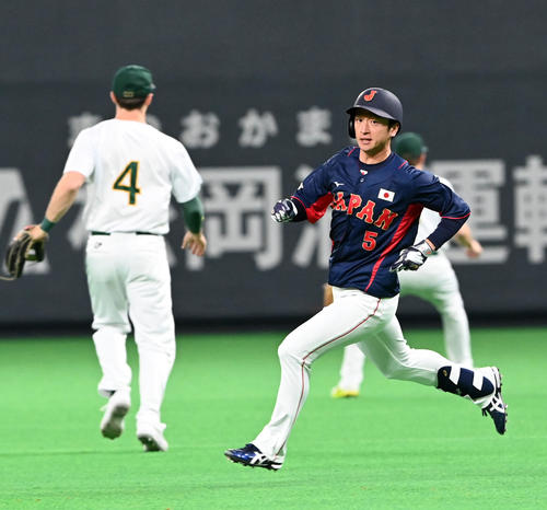 侍ジャパン】初「2番左翼」近本光司、つなぎ役も守備もOK！3戦全て