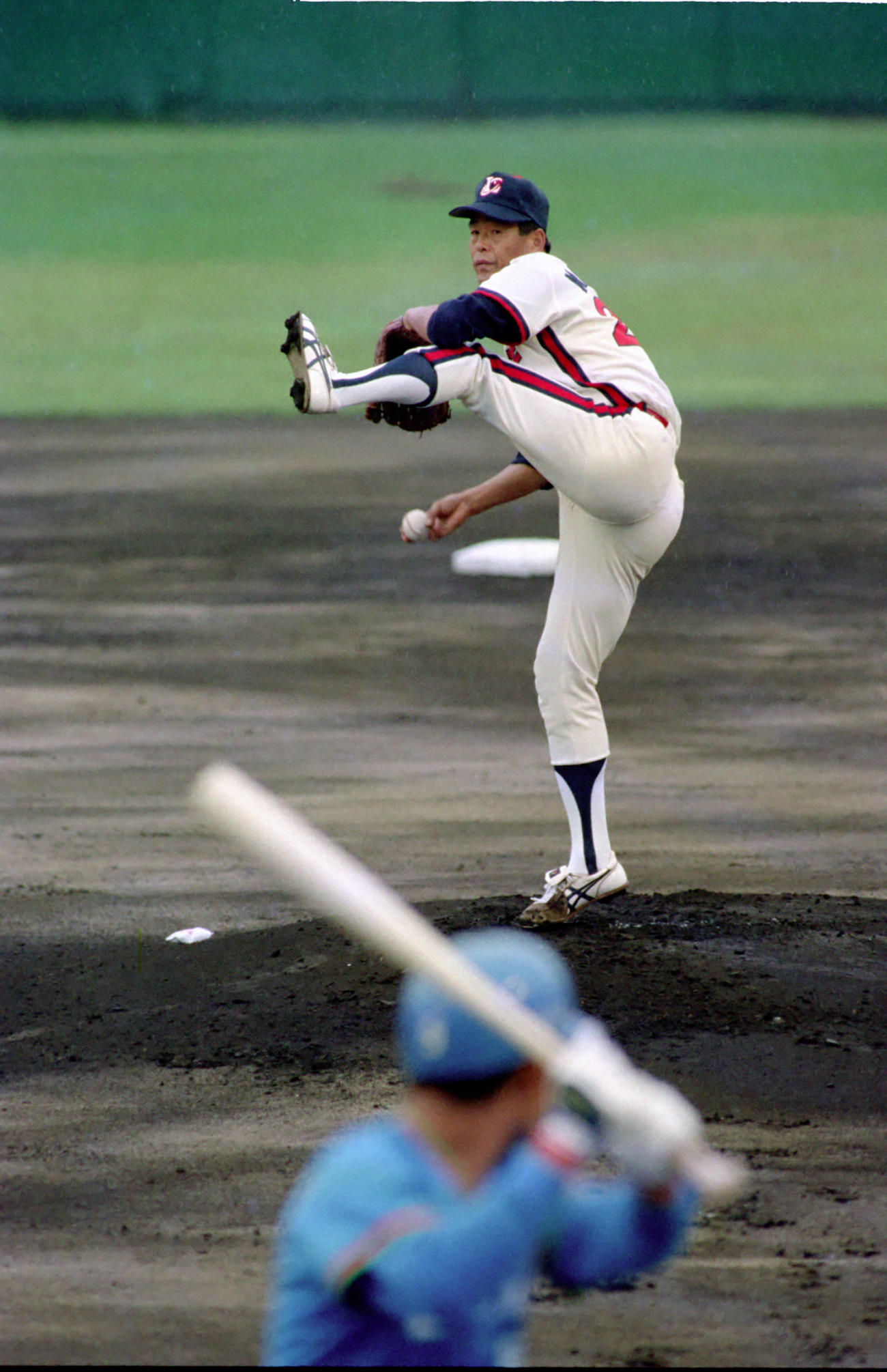 1990年10月13日　ロッテ対西武、引退試合での村田兆治