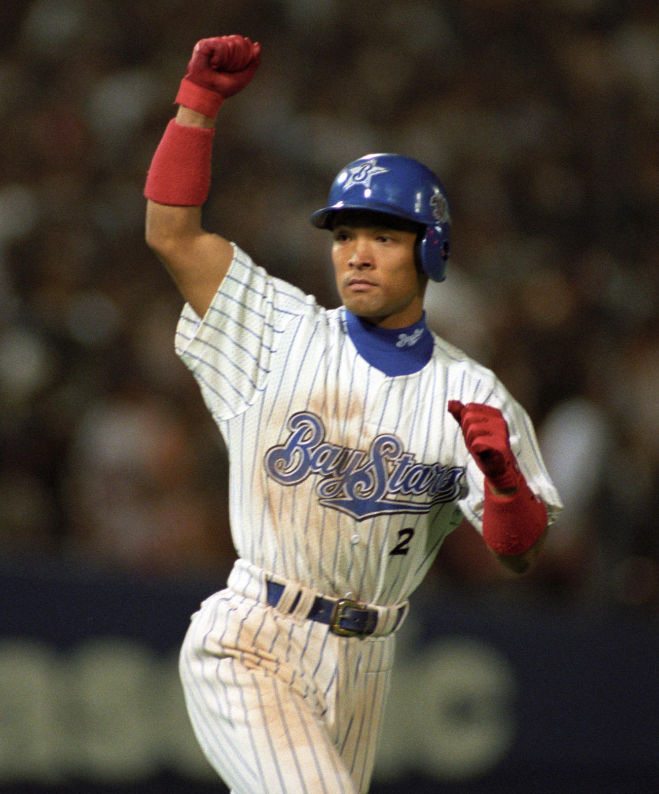 横浜時代の波留敏夫コーチ（99年6月4日撮影）