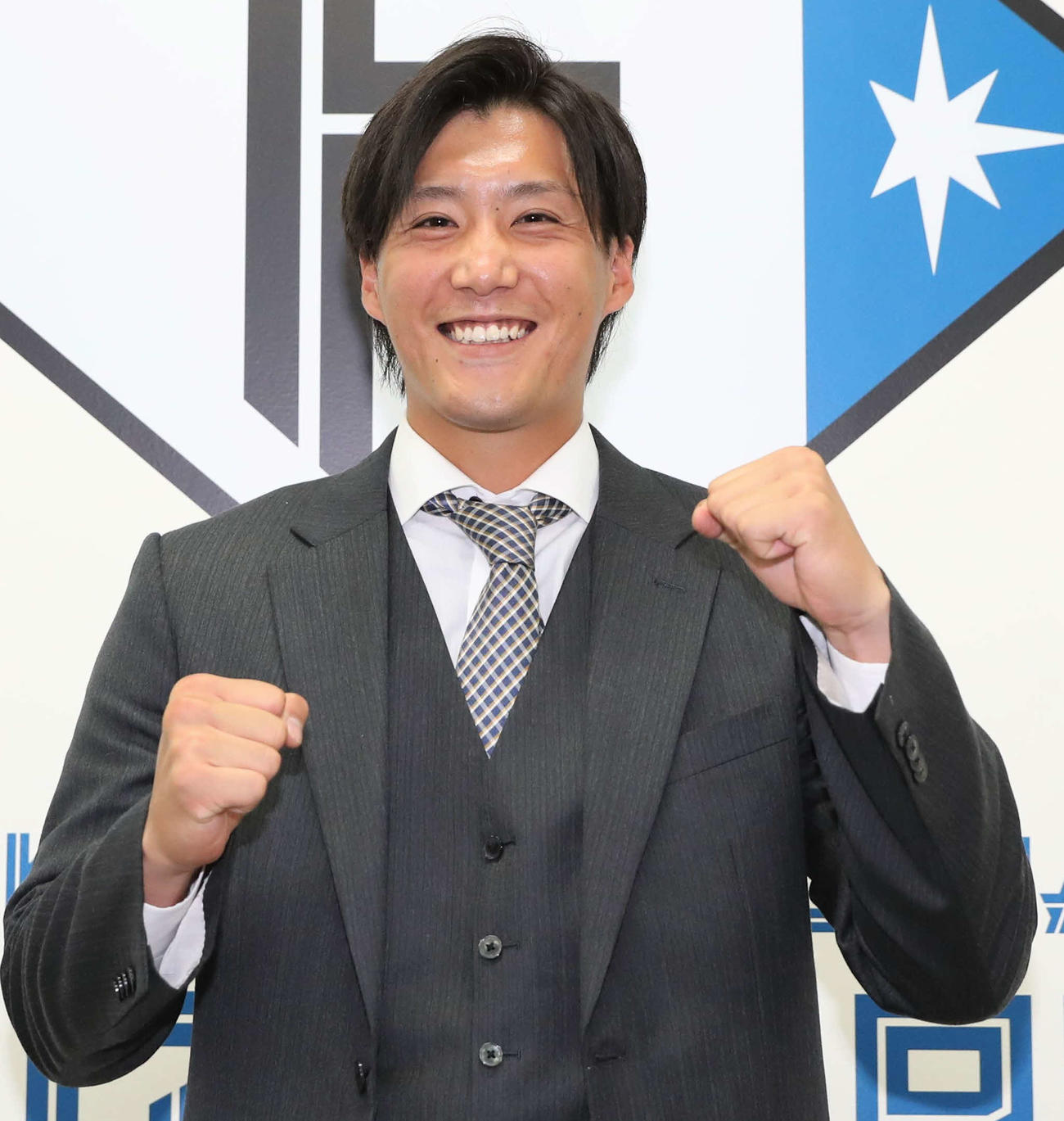 トレードで日本ハムに移籍し意気込む斎藤鋼（撮影・黒川智章）
