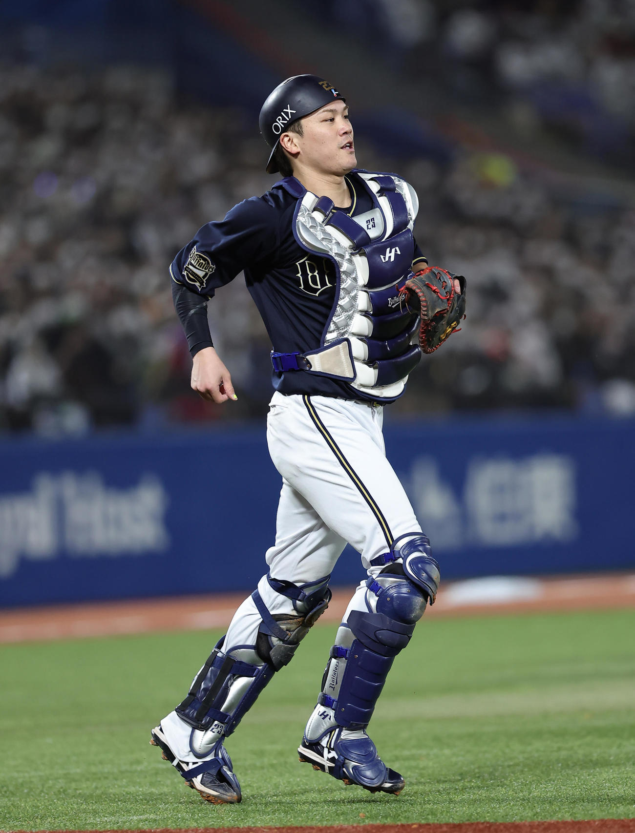 オリックス伏見寅威（2022年10月30日撮影）