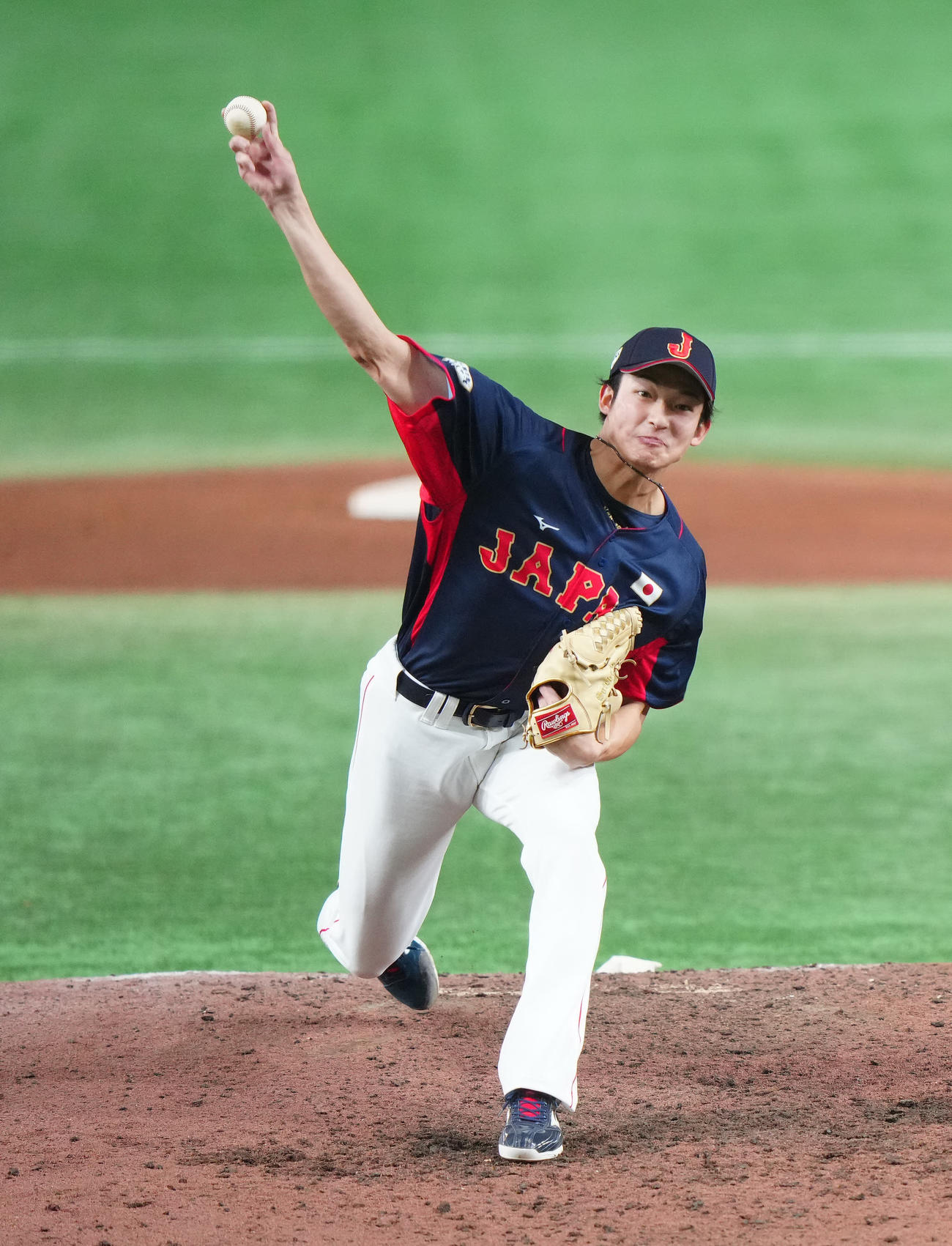 日本（侍ジャパン）山崎颯一郎（2022年11月6日撮影）