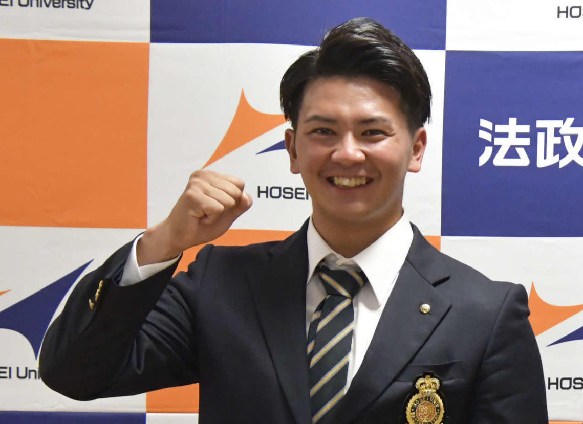 オリックス育成5位で指名された村上喬一朗捕手（2022年10月20日撮影）