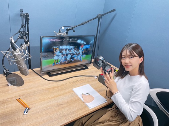 13日にGAORAで放送されるファイターズの特番のナレーターを務めた声優の三森すずこ