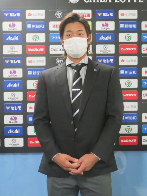 ロッテ】福田光輝は10万円減の800万円「好不調の波を少なくしていく