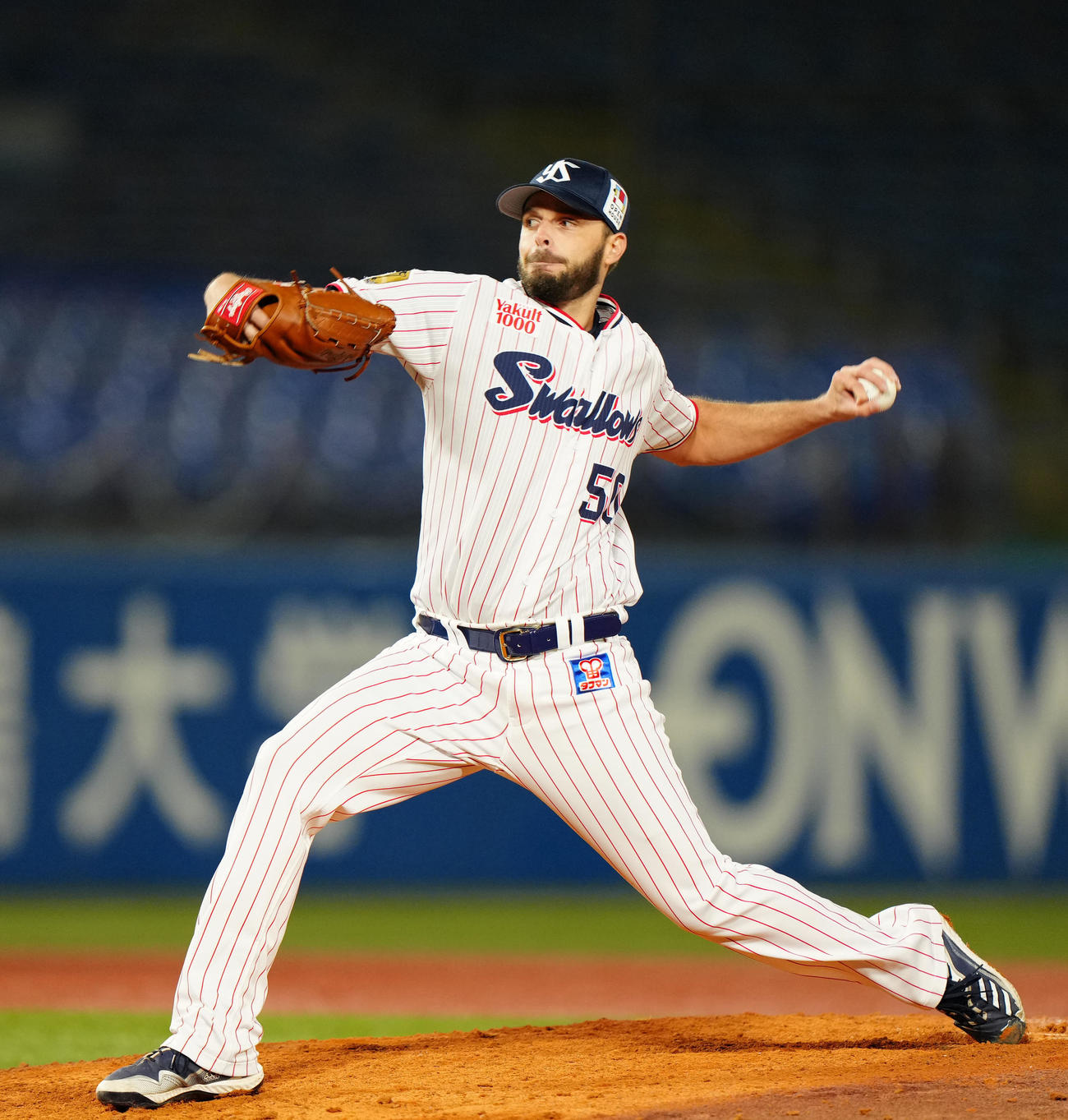 ヤクルトのスアレス（2022年10月6日撮影）