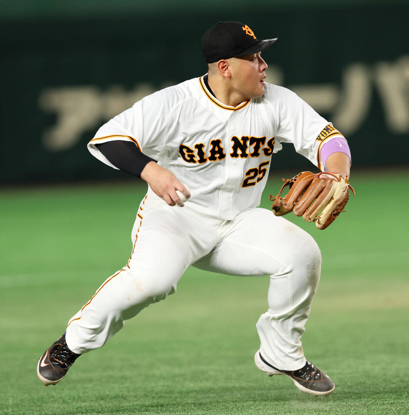 巨人岡本和真（2022年8月20日撮影）