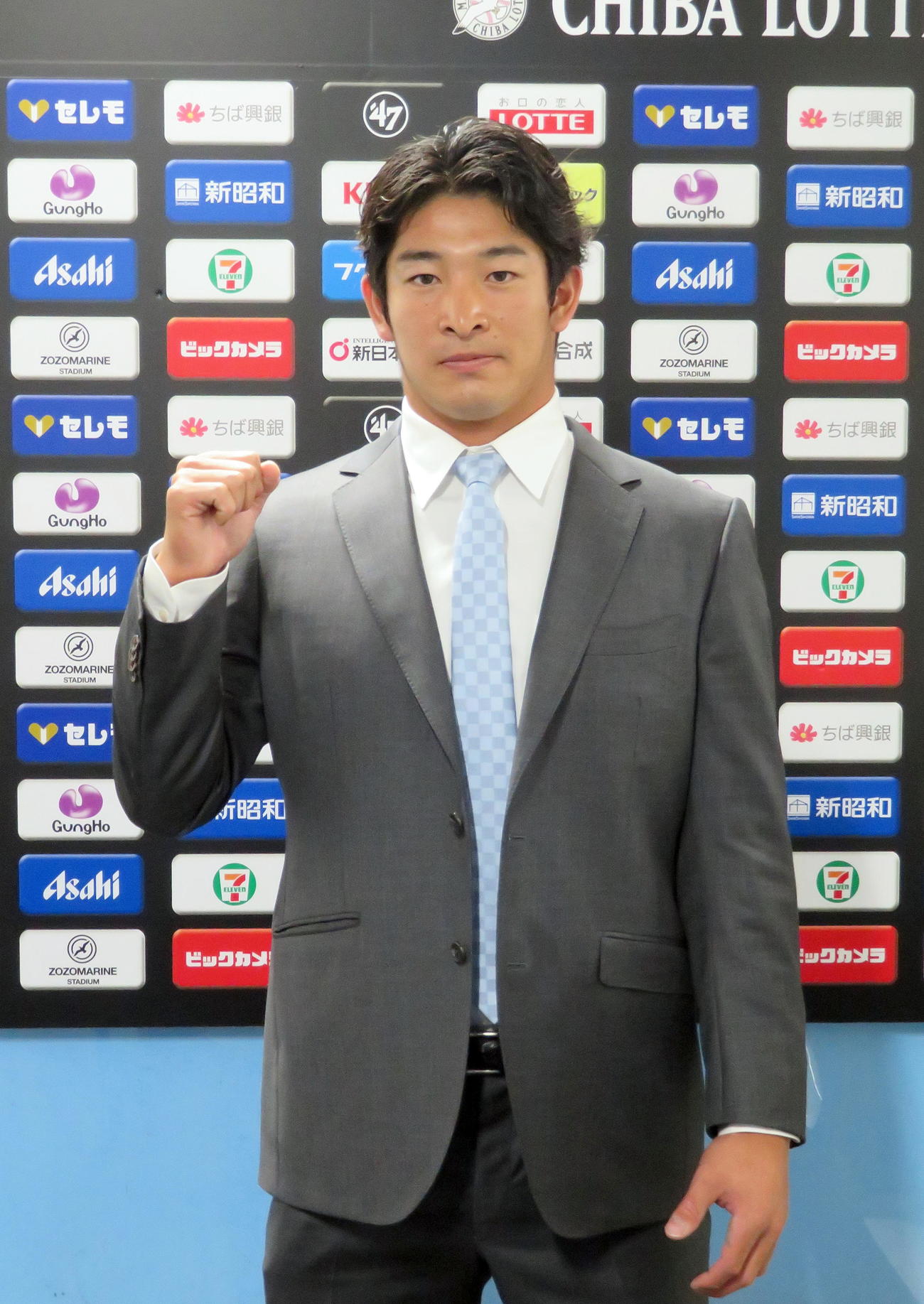 2年目のさらなる飛躍を期すロッテ池田（撮影・鎌田直秀）
