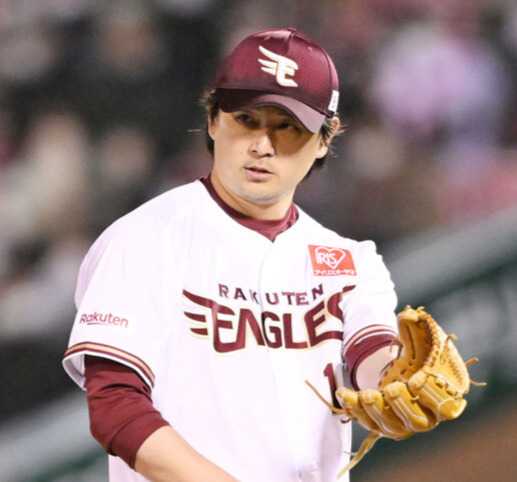 楽天涌井秀章（2022年4月1日撮影）
