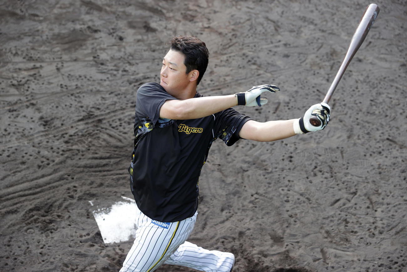 阪神大山悠輔（2022年11月17日撮影）