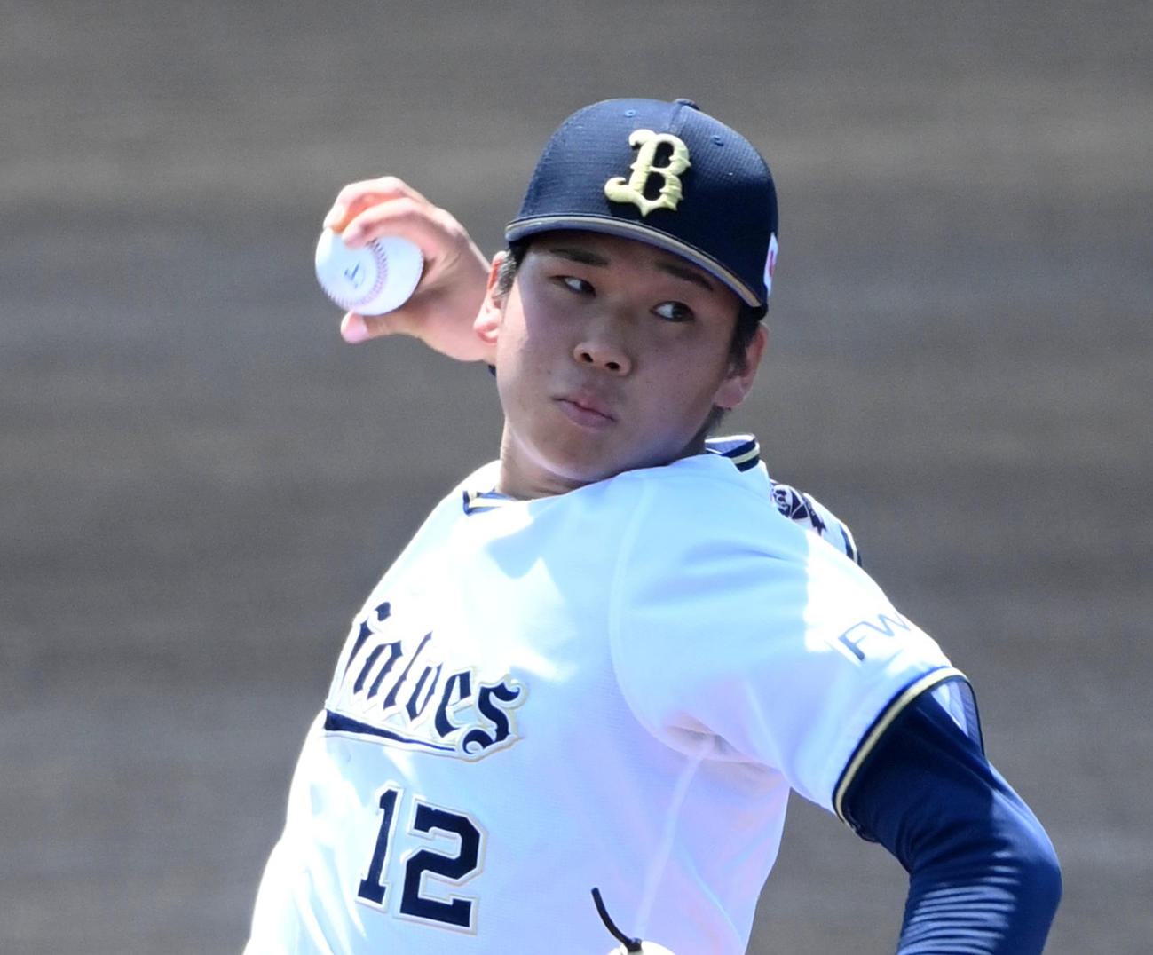 オリックス山下舜平大（2021年5月13日撮影）