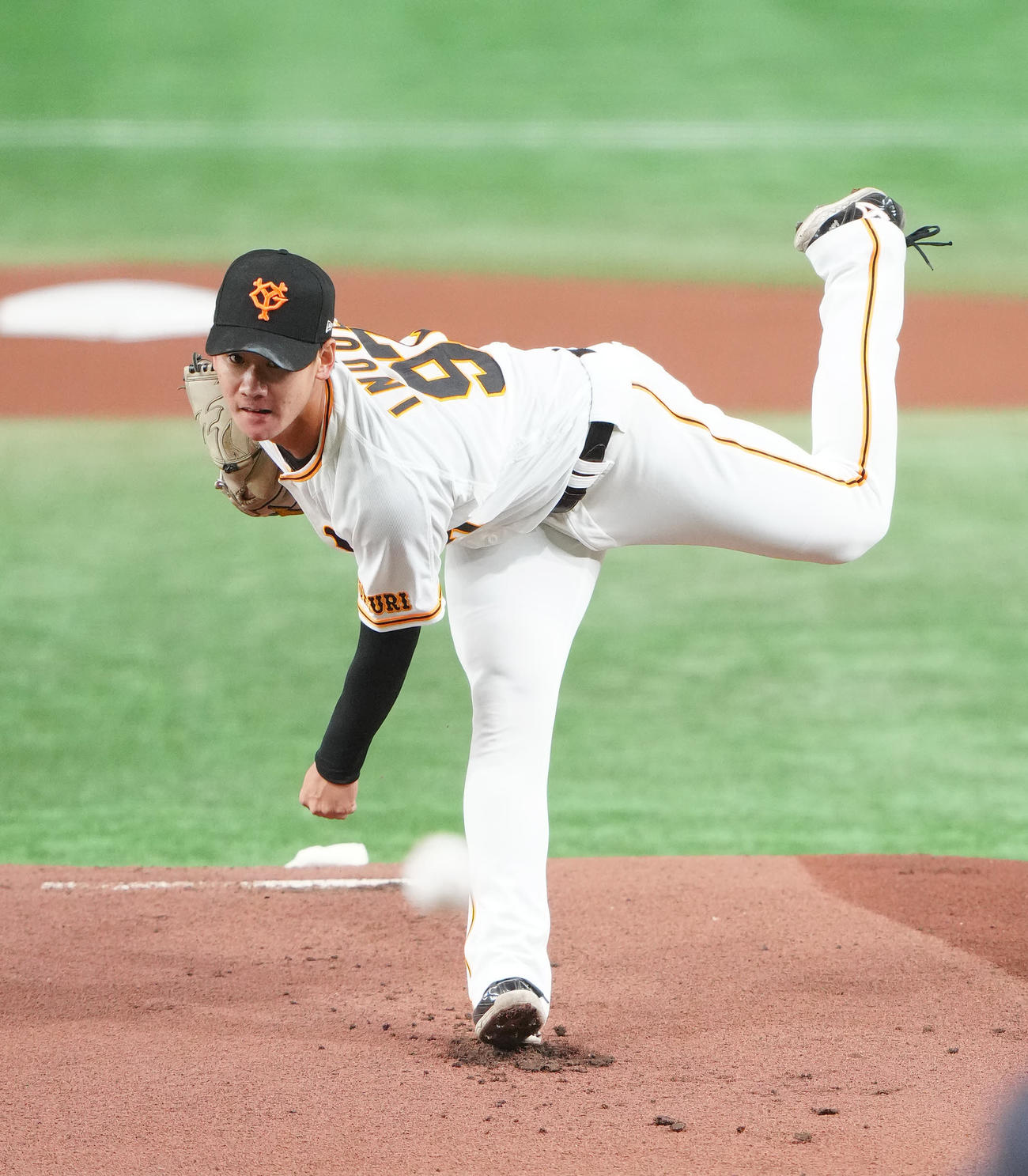 巨人井上温大（2022年11月6日撮影）