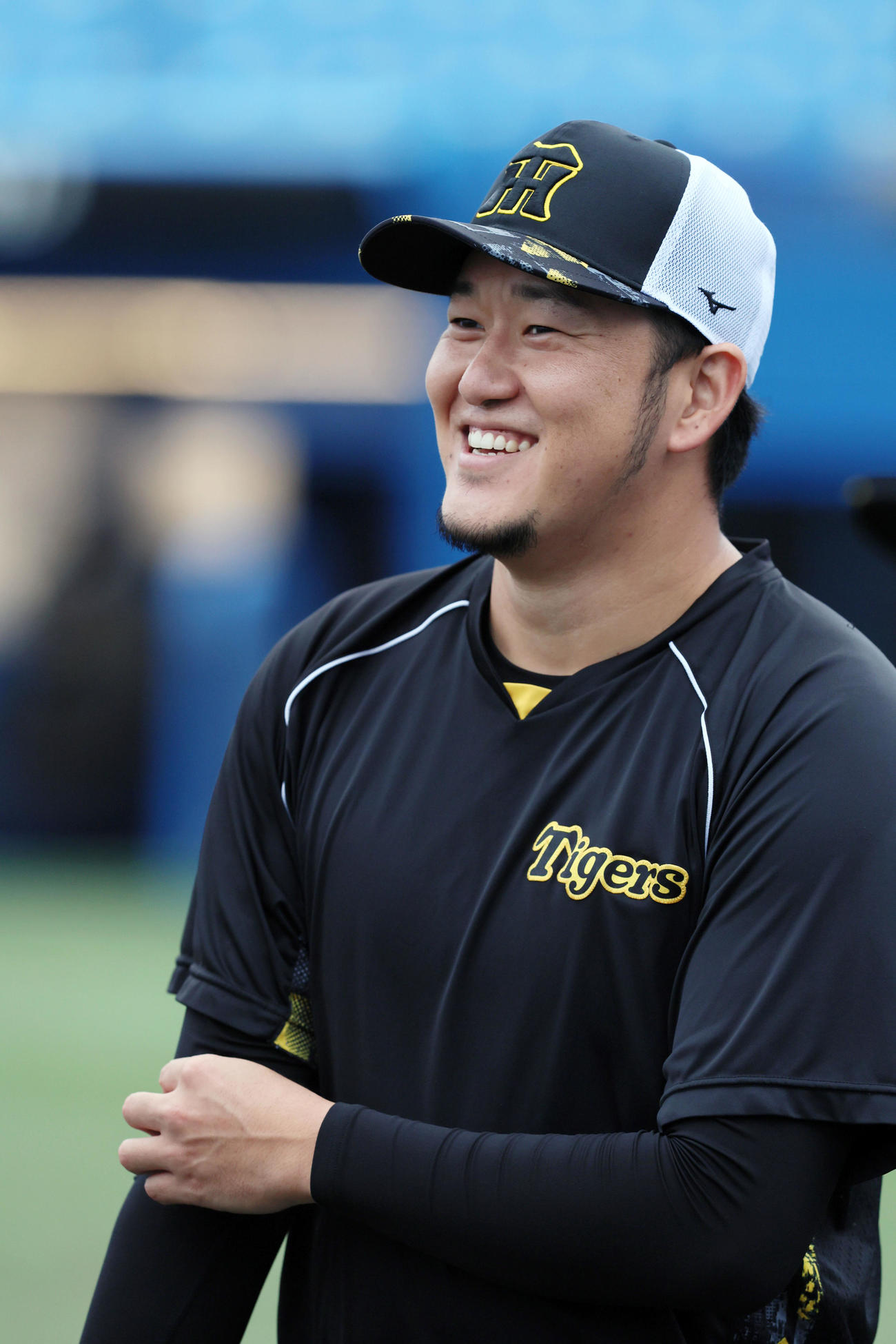 阪神岩貞祐太（2022年10月14日撮影）