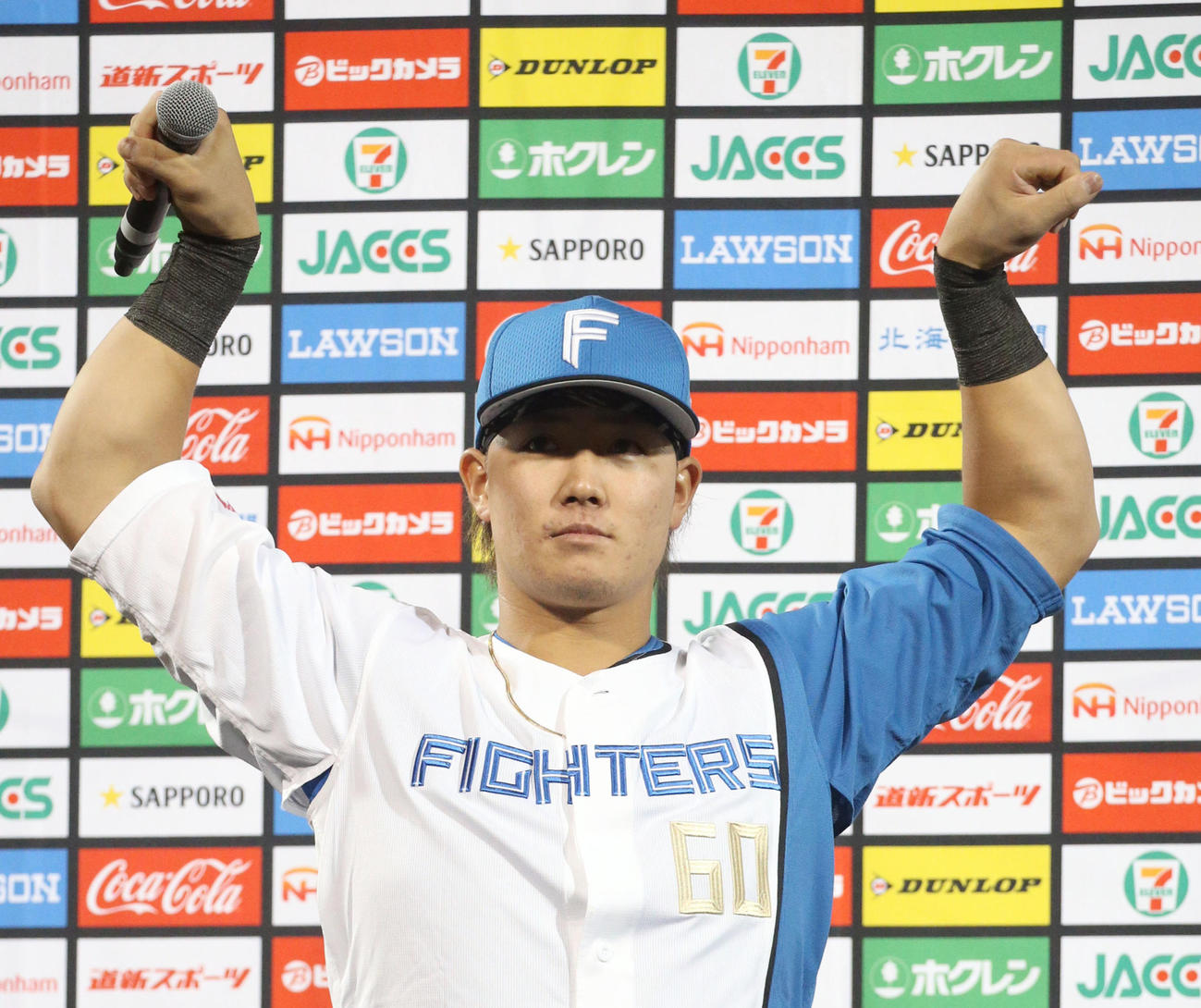日本ハム郡拓也（2022年8月撮影）