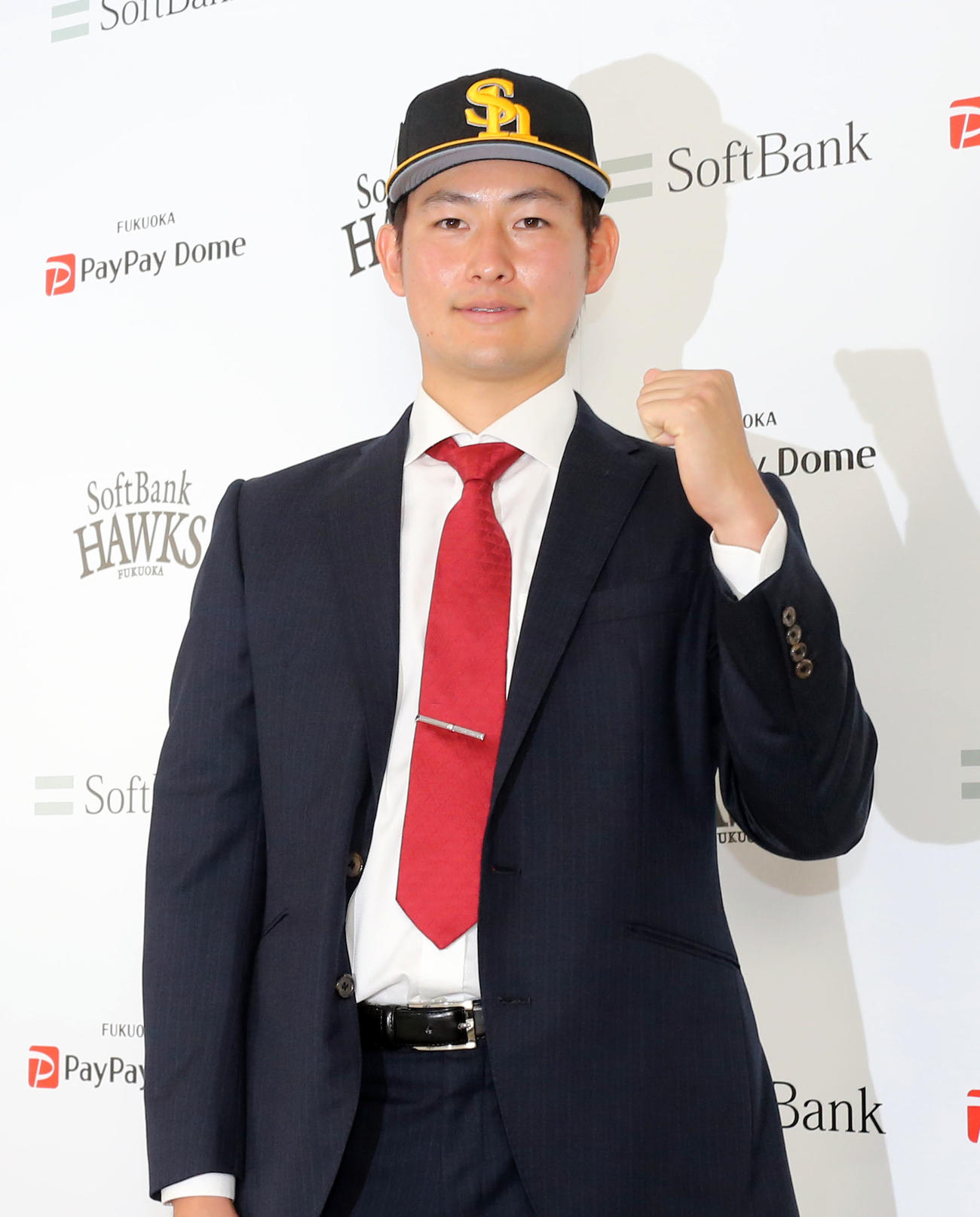 ソフトバンクに移籍し意気込む渡辺（撮影・屋方直哉）