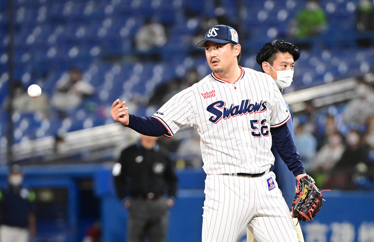 ヤクルト近藤弘樹（2021年5月26日撮影）