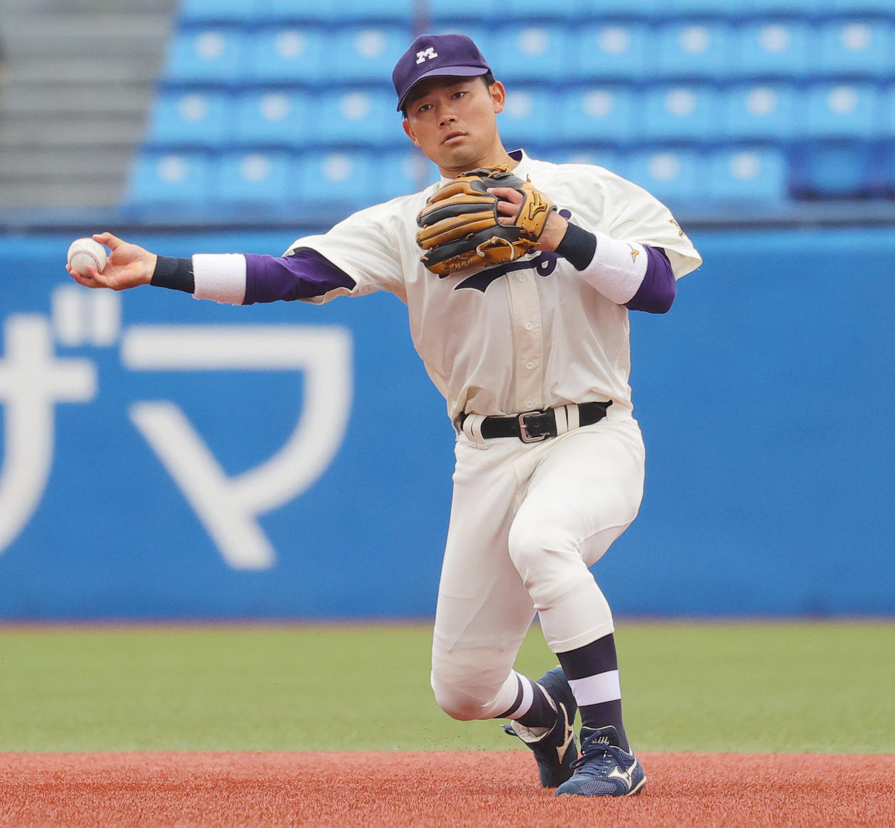 明大・村松開人（2022年11月20日撮影）