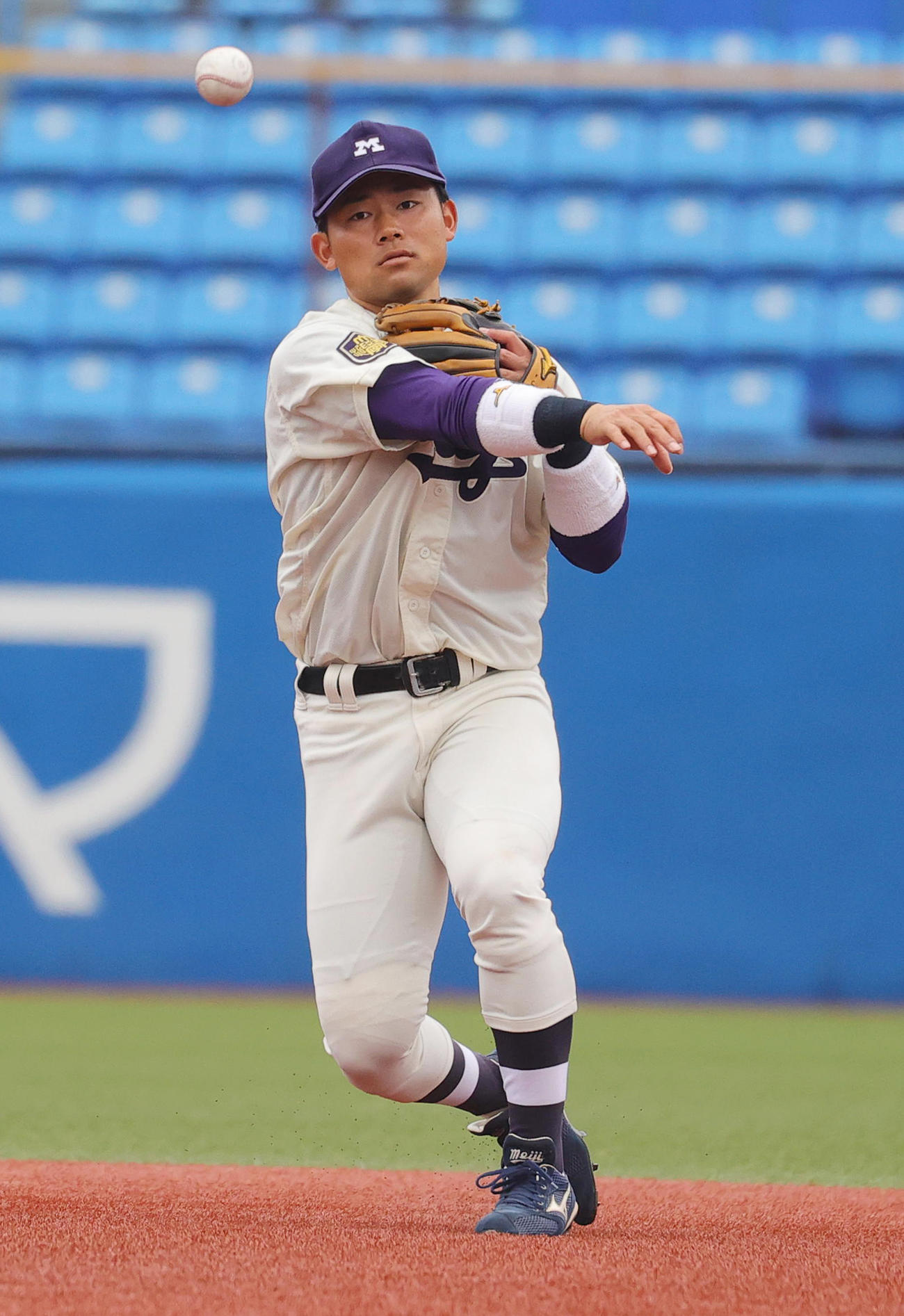 明大・村松開人（2022年11月20日撮影）