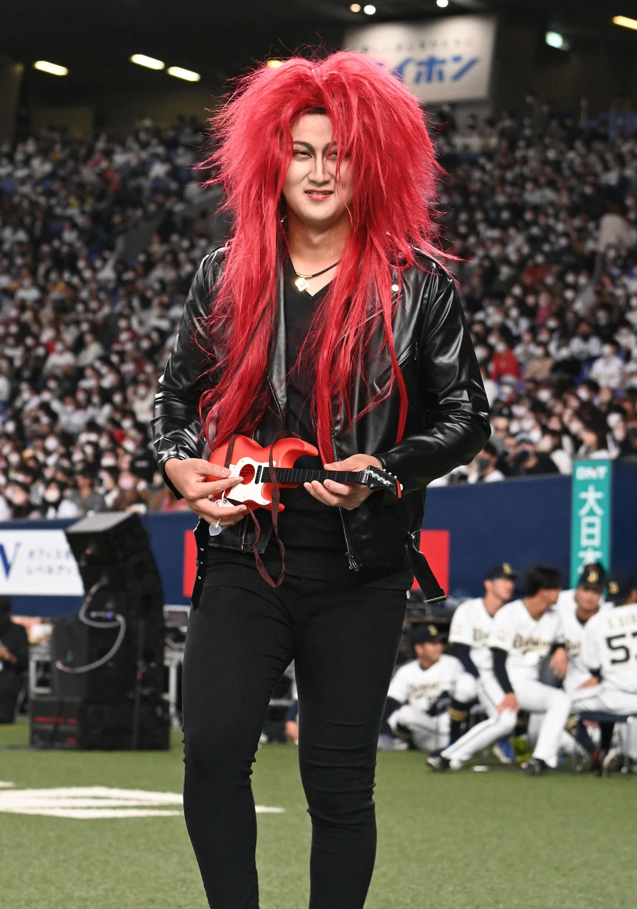 XJAPANで登場したオリックス紅林（撮影・石井愛子）
