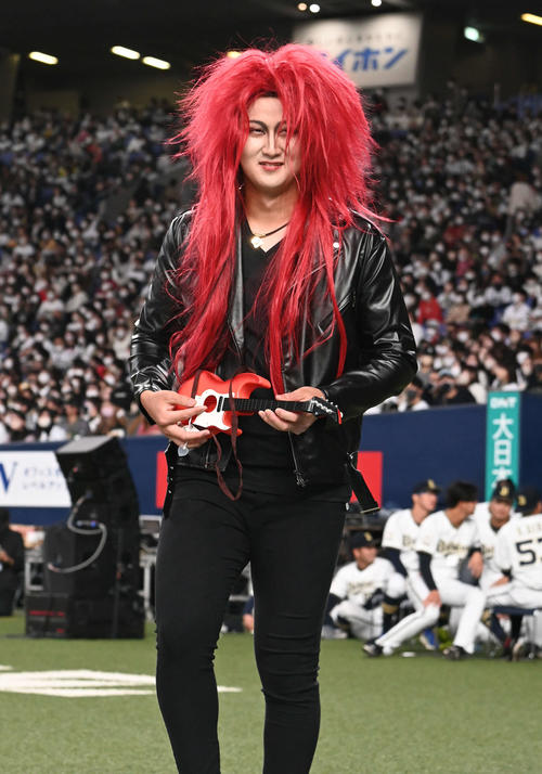 XJAPANで登場したオリックス紅林（撮影・石井愛子）