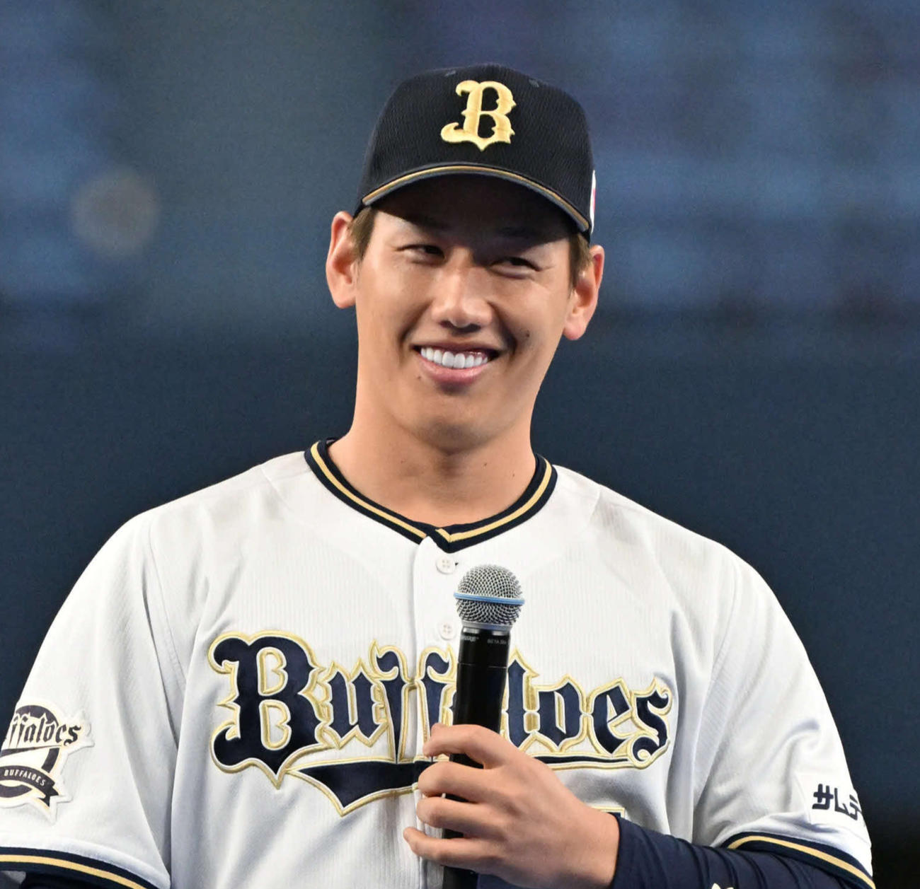 オリックス吉田正尚（2022年11月23日撮影）