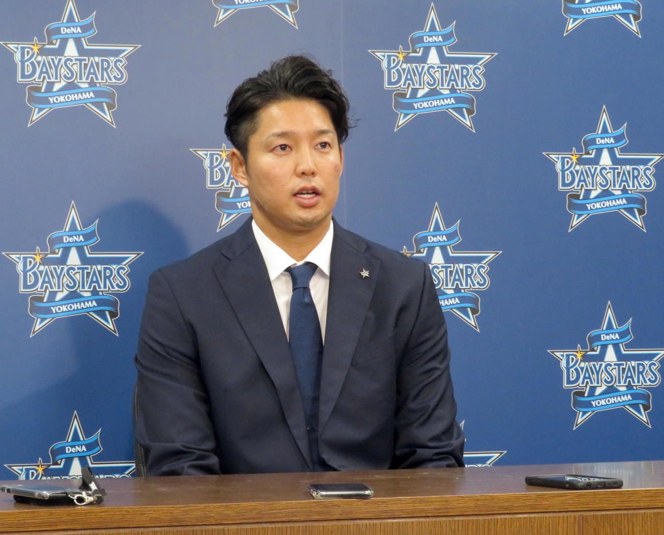 来季60試合登板を目標に掲げたDeNA森原（撮影・鎌田直秀）