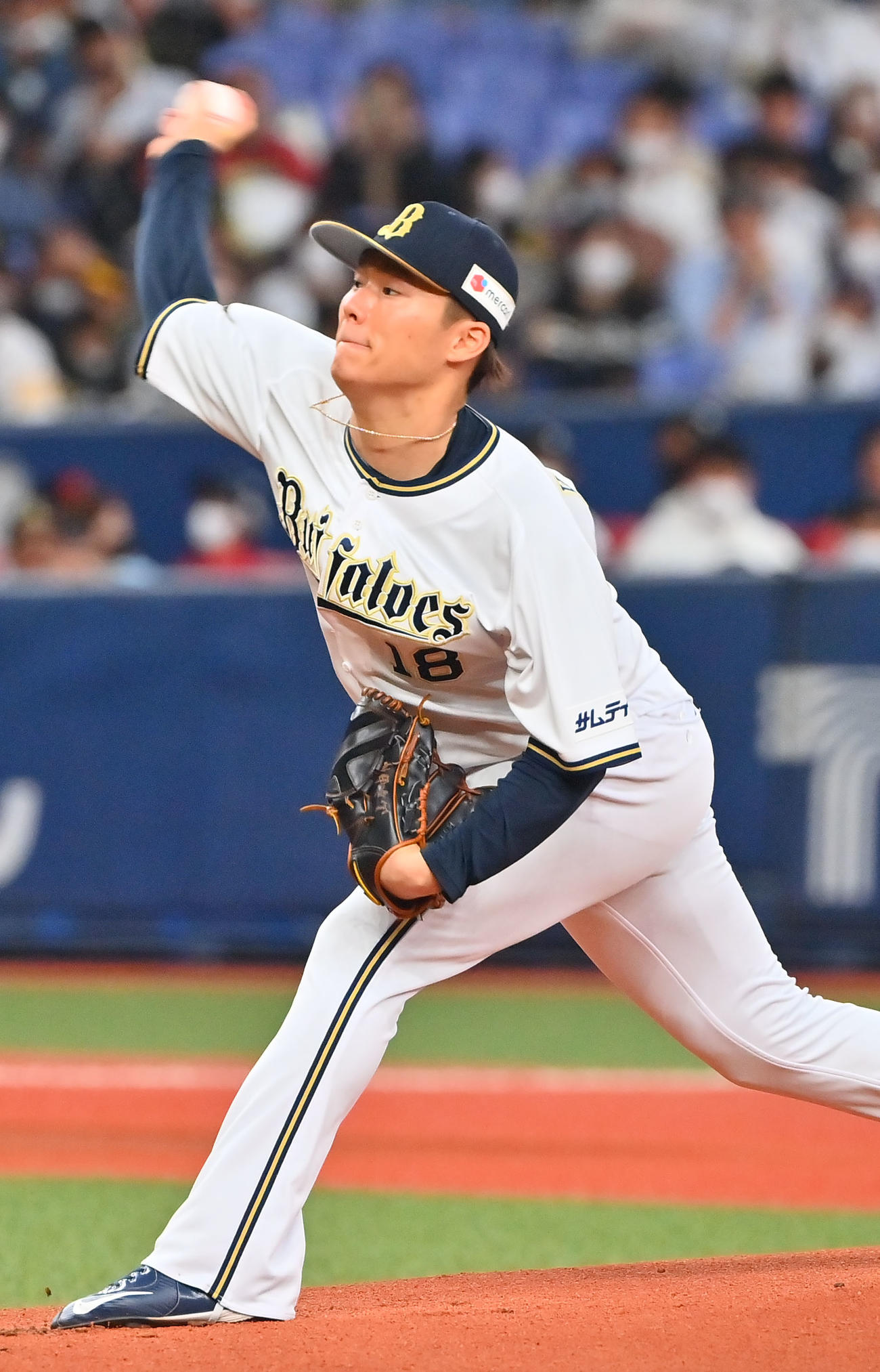 山本由伸（2022年10月12日撮影）