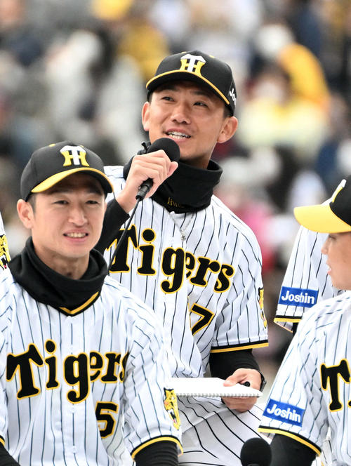虎トークで話す阪神伊藤将（撮影・石井愛子）