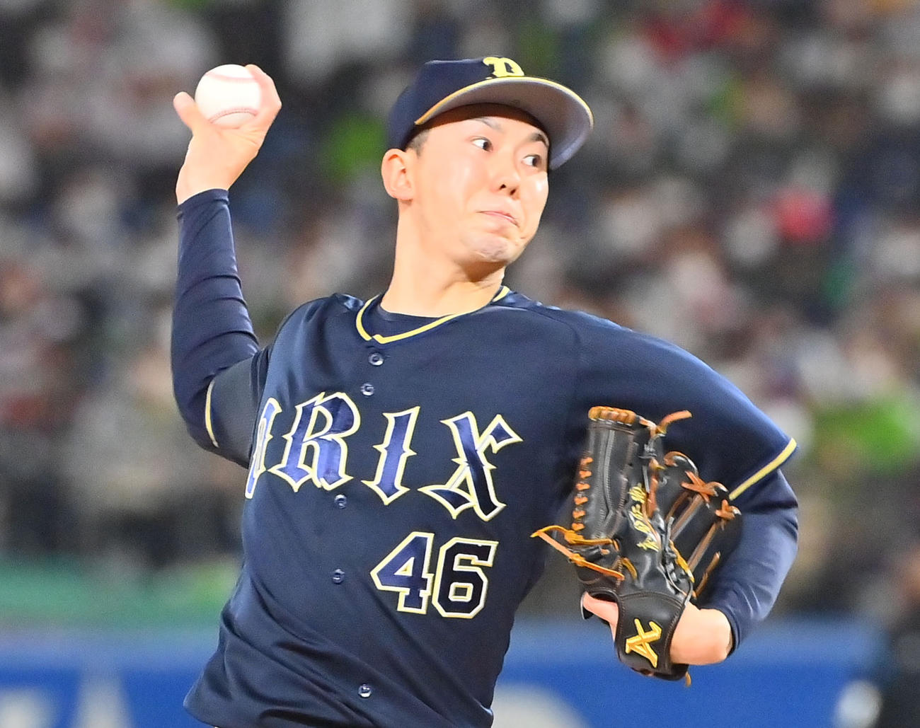 オリックス本田仁海（2022年10月23日撮影）