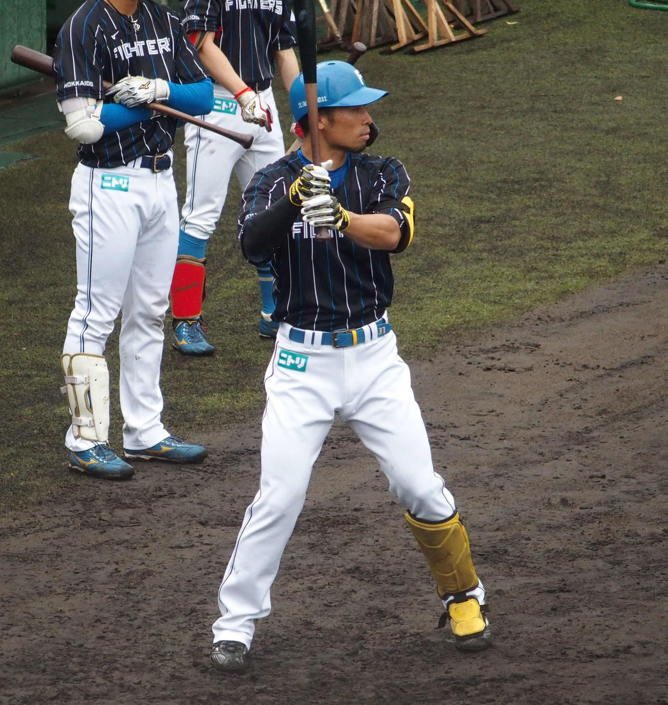 日本ハム江越大賀（2022年11月12日撮影）