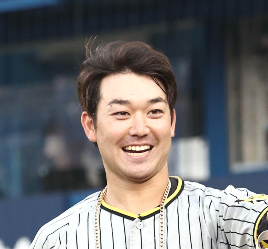 阪神山本泰寛（2022年6月撮影）