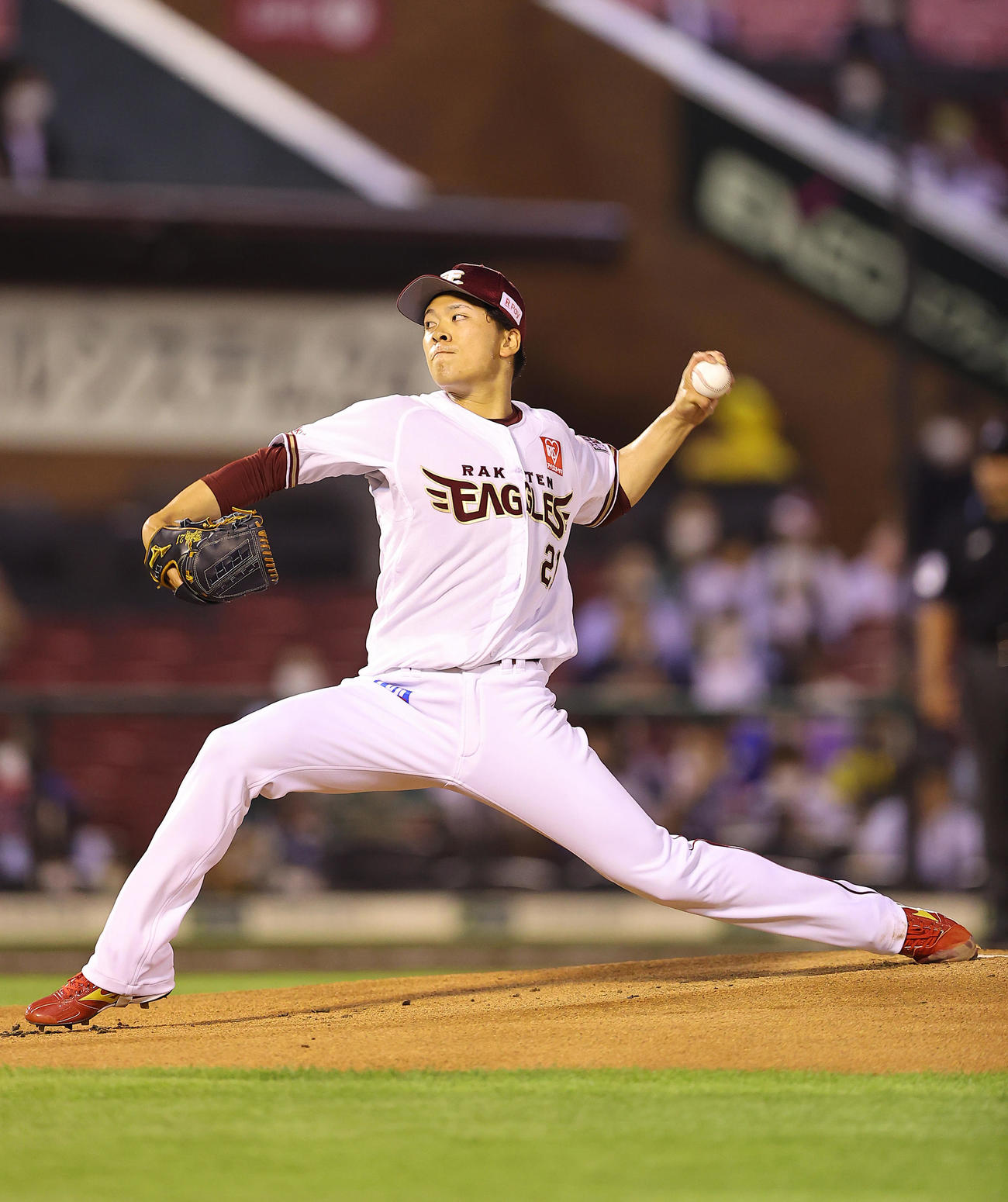 楽天早川隆久（2022年9月13日撮影）