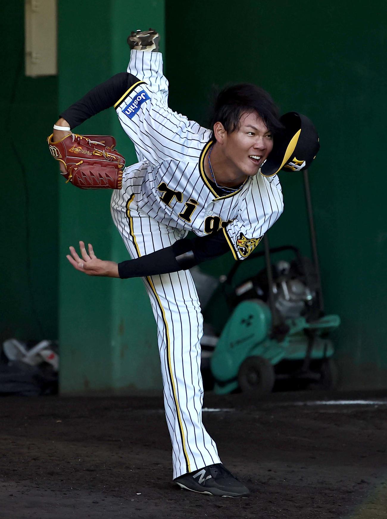 阪神及川雅貴（2022年11月20日撮影）