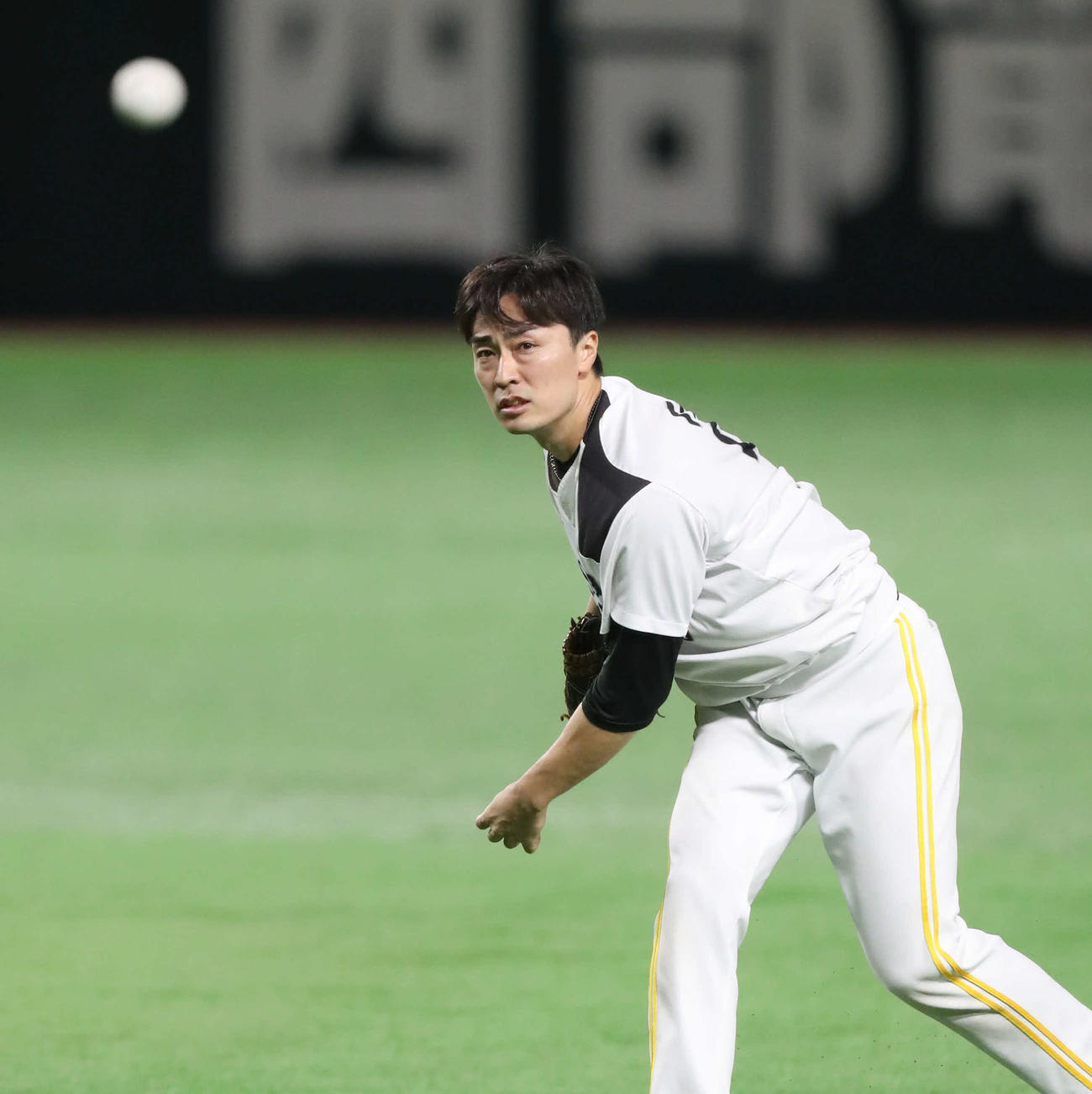 ソフトバンク和田毅（2022年10月10日撮影）