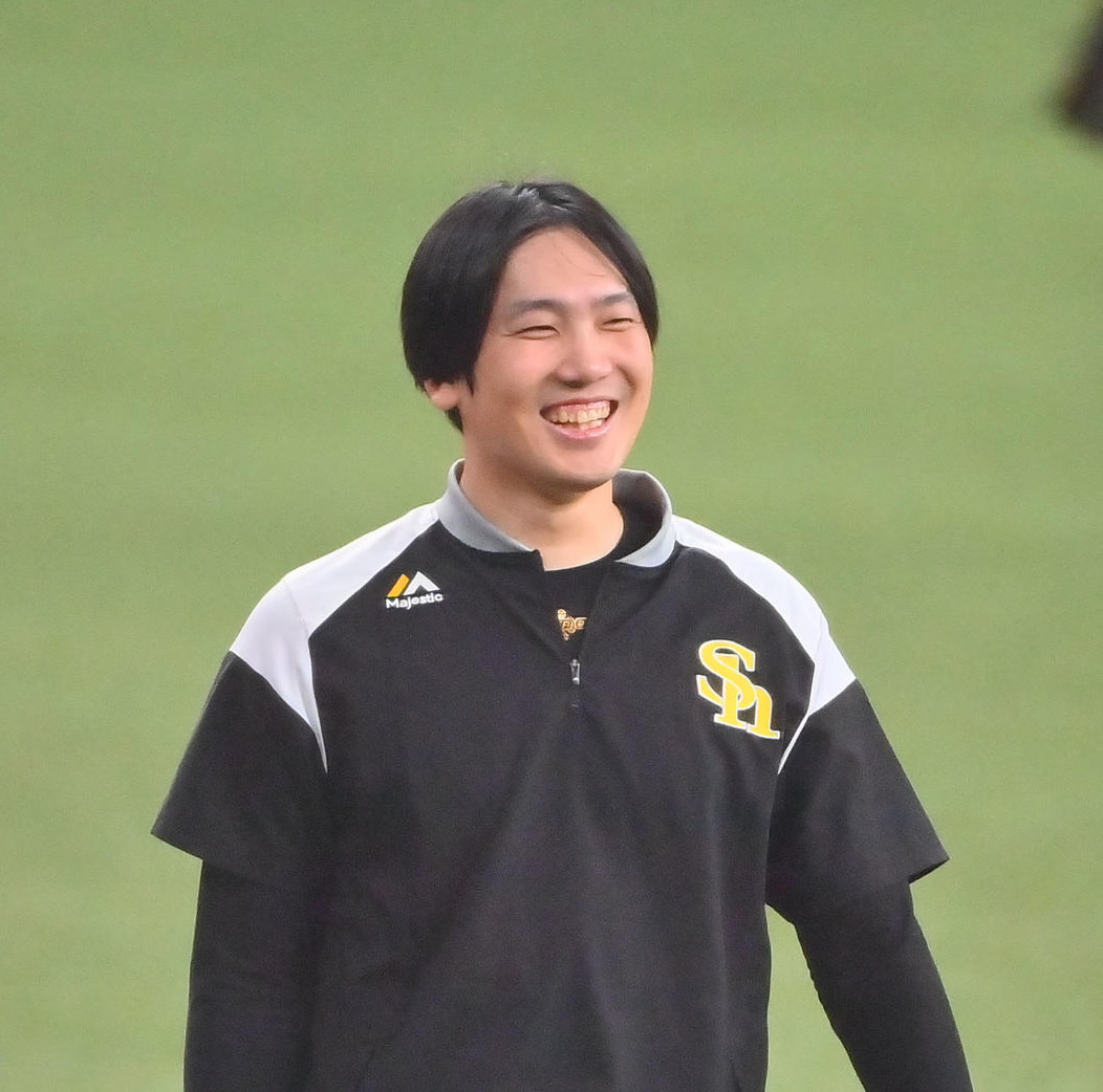 ソフトバンク石川柊太（2022年10月11日撮影）