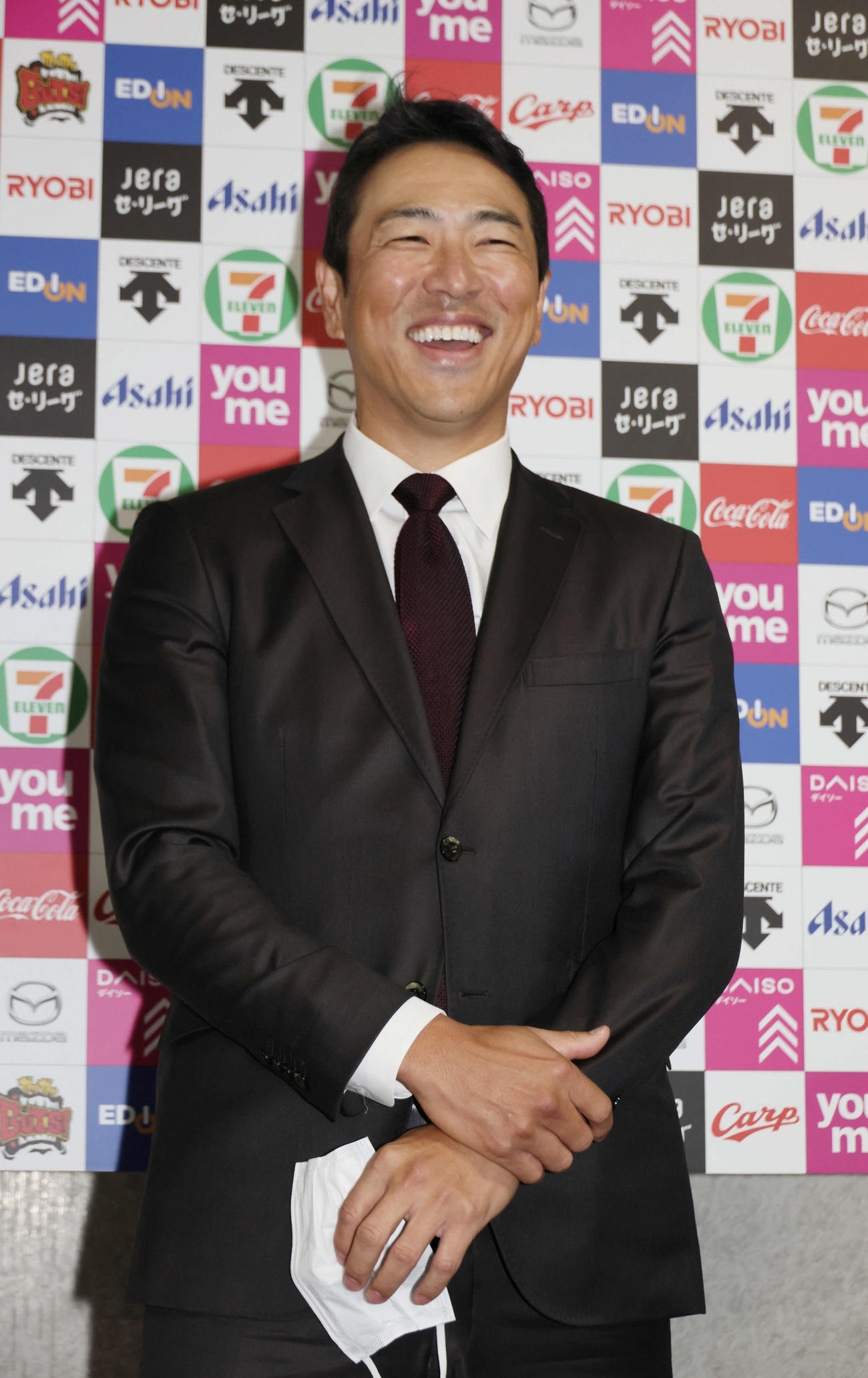 広島とアドバイザー契約を結んだ黒田博樹氏（撮影・加藤孝規）