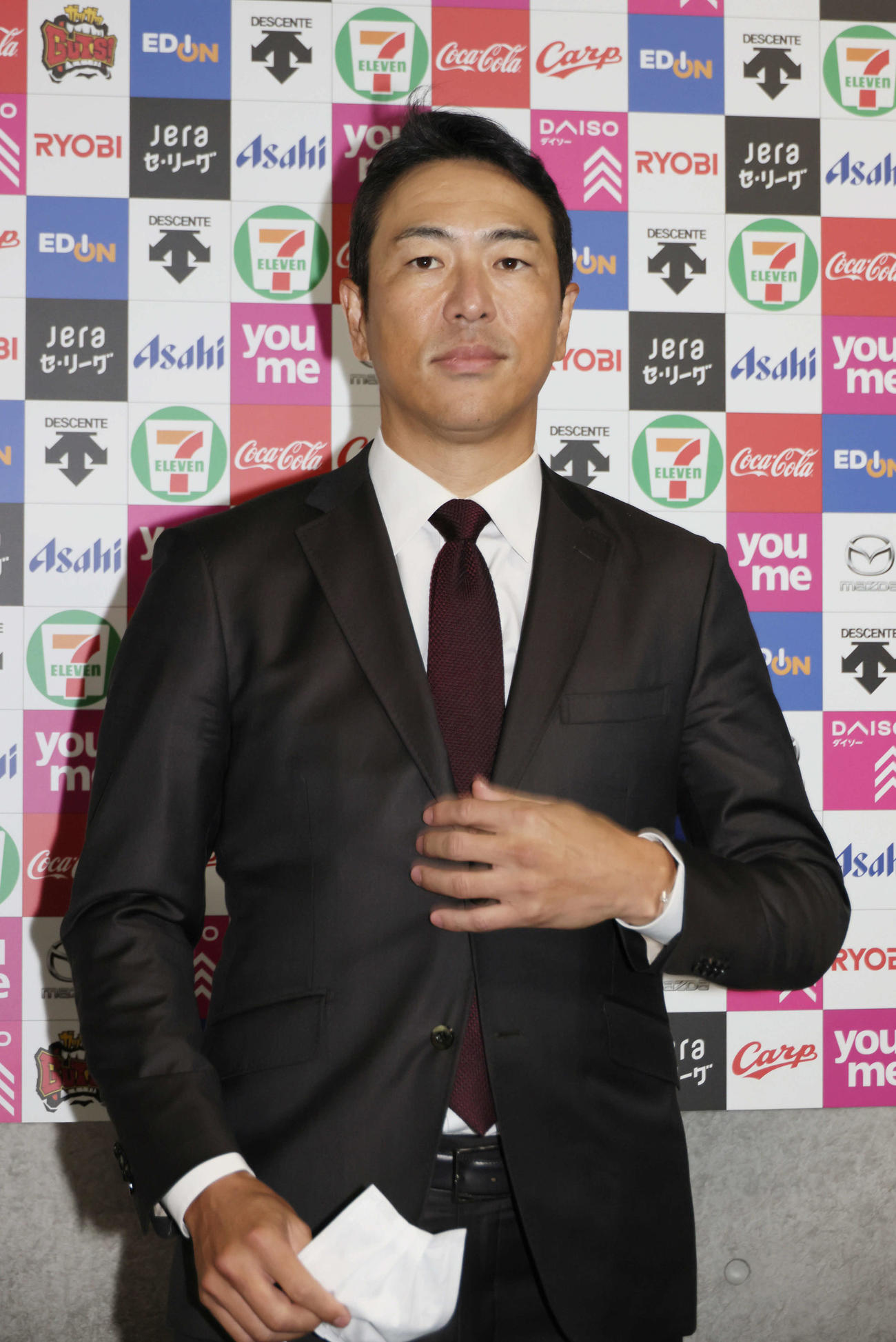 広島とアドバイザー契約を結んだ黒田博樹氏（撮影・加藤孝規）