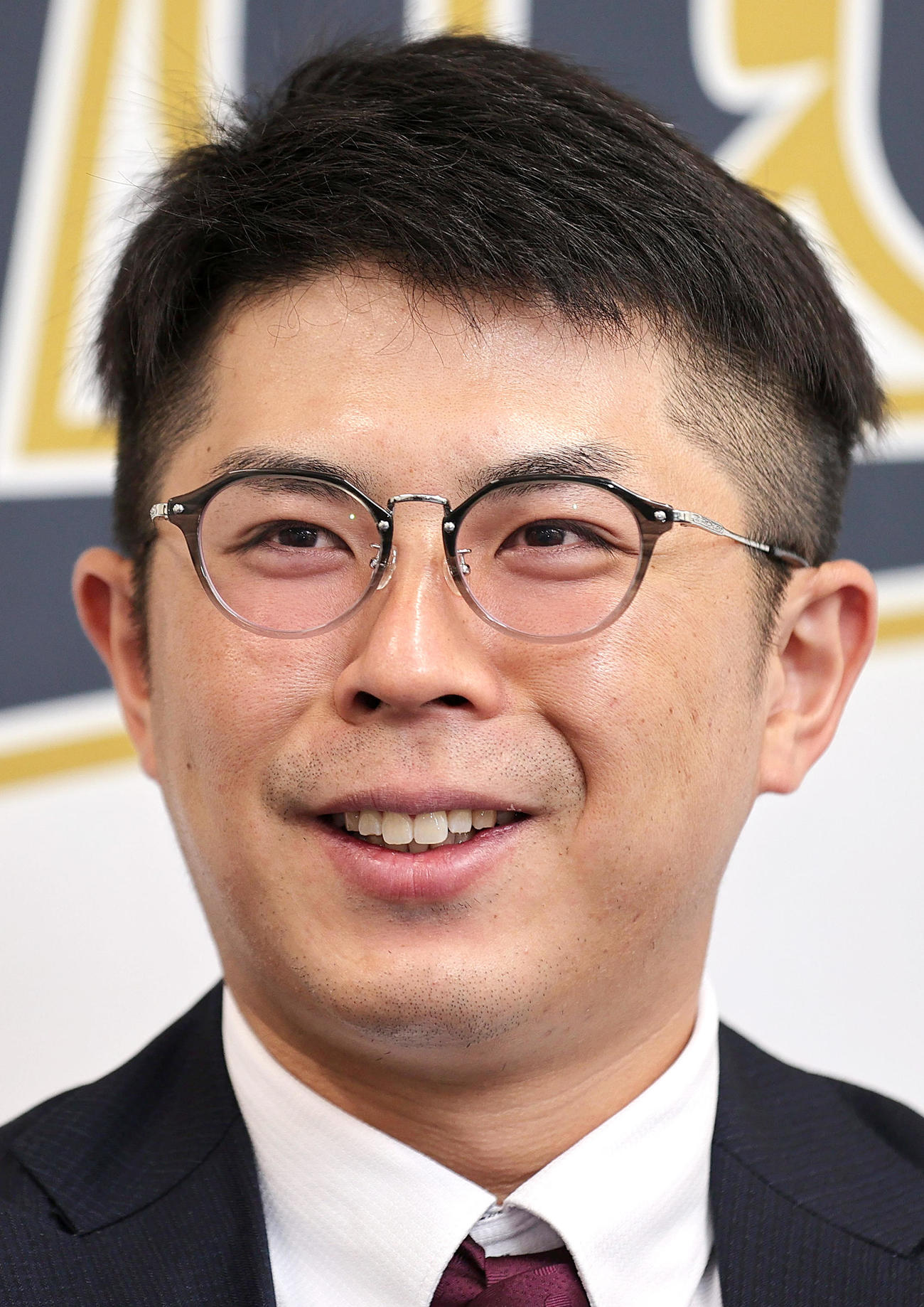 契約更改を終え会見するオリックス若月（撮影・上山淳一）